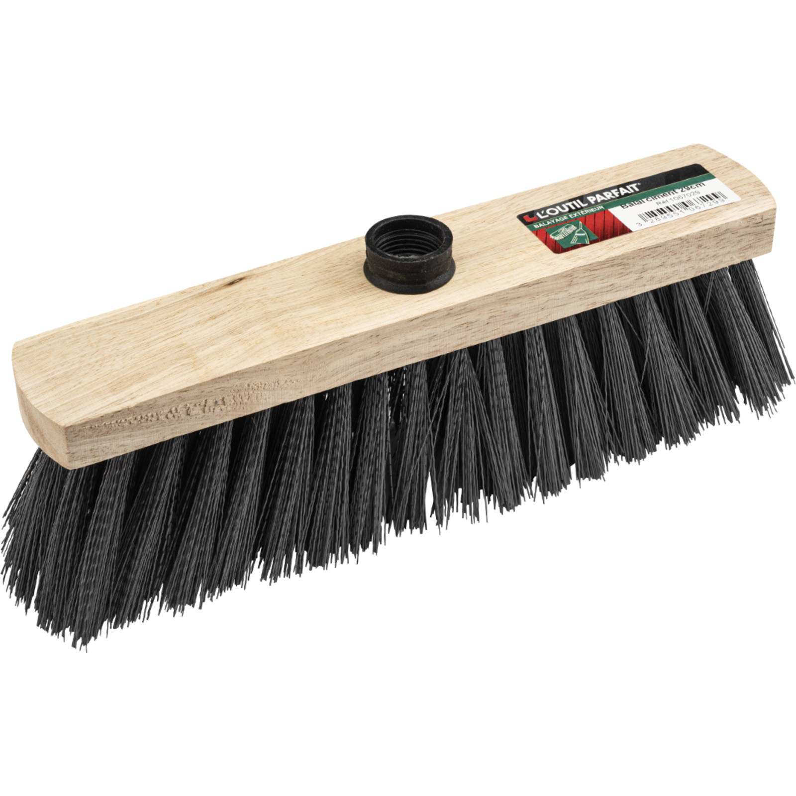 Balai de chantier Ciment Taille 29 cm Sortie Fibres 70 mm L'OUTIL PARFAIT - 1067029