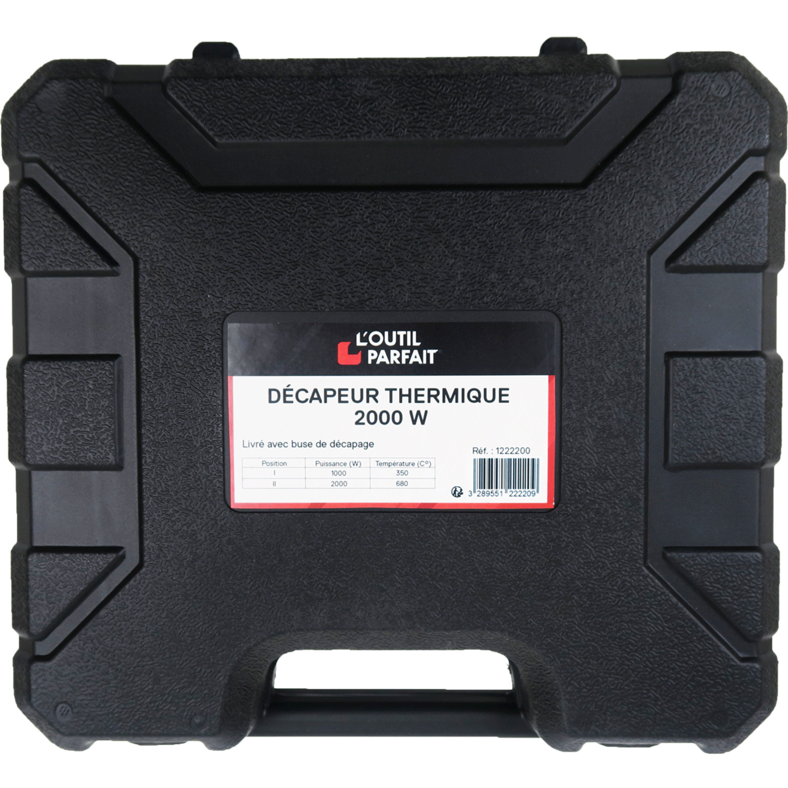 Décapeur thermique Puissance 1000 W à 2000 W L'OUTIL PARFAIT - 1222200