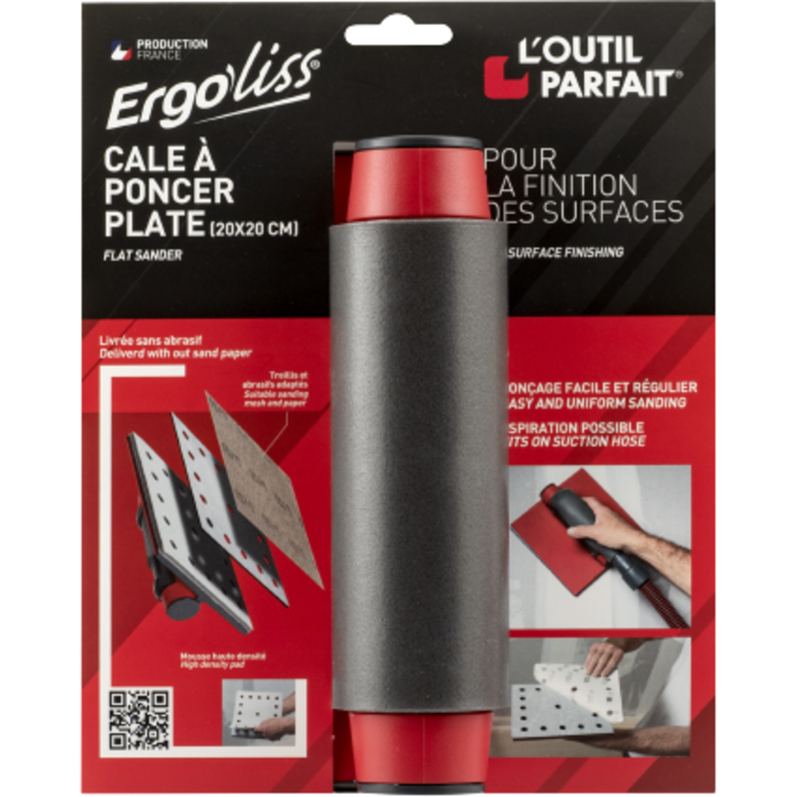 Cale à poncer plate manuelle L'OUTIL PARFAIT - 1357000