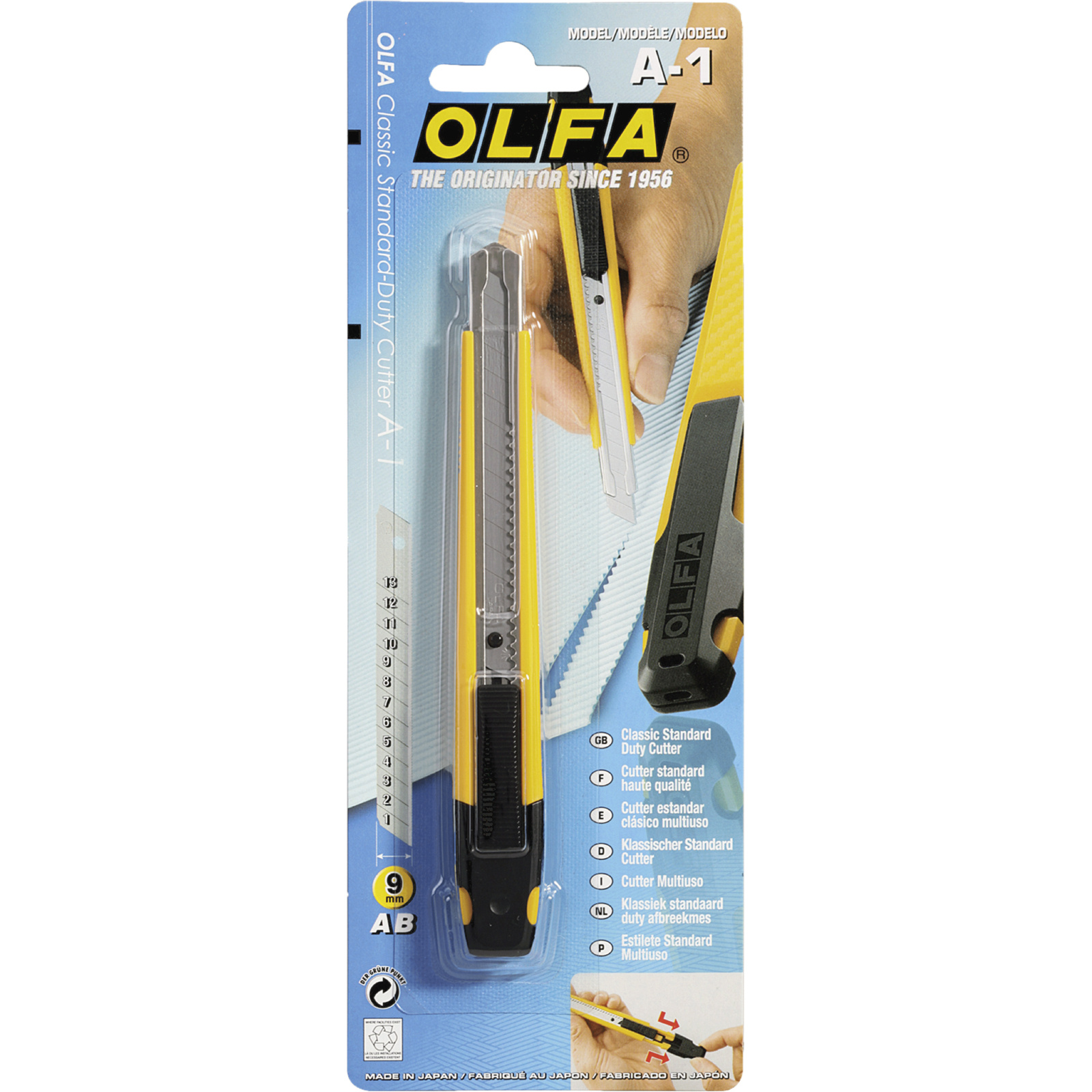 Cutter 9 mm Olfa New A L'OUTIL PARFAIT - 150000