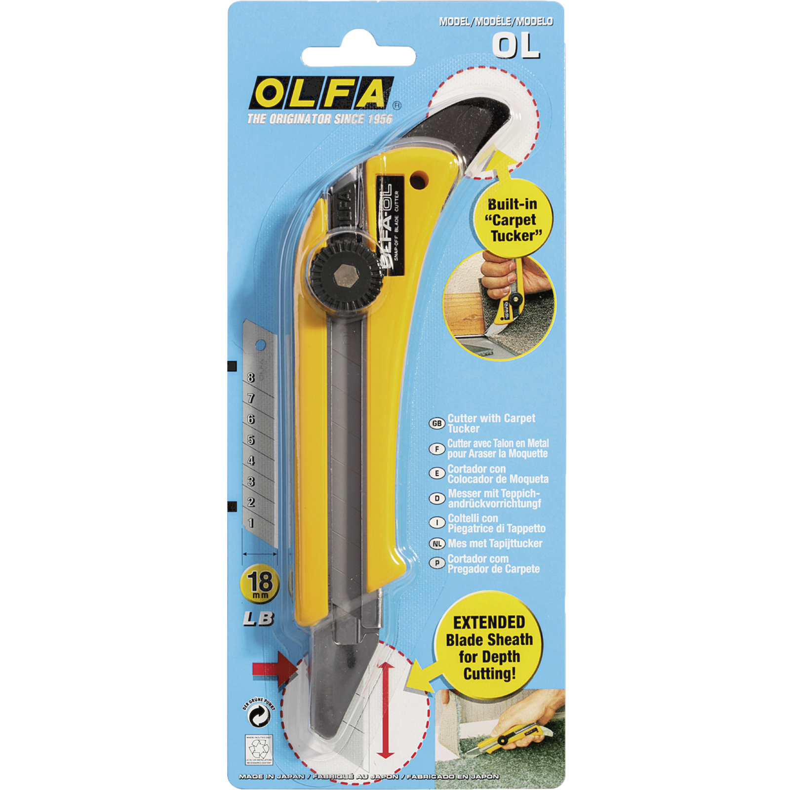 Cutter 18 mm Olfa OL L'OUTIL PARFAIT - 159000