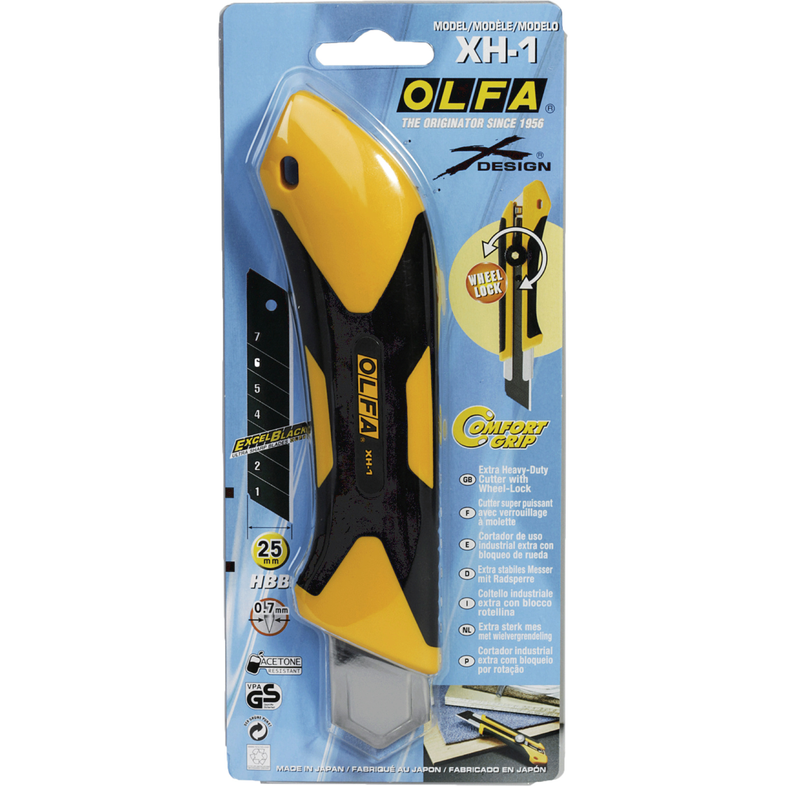 Cutter 25 mm Olfa XH1 Plaquiste L'OUTIL PARFAIT - 161000