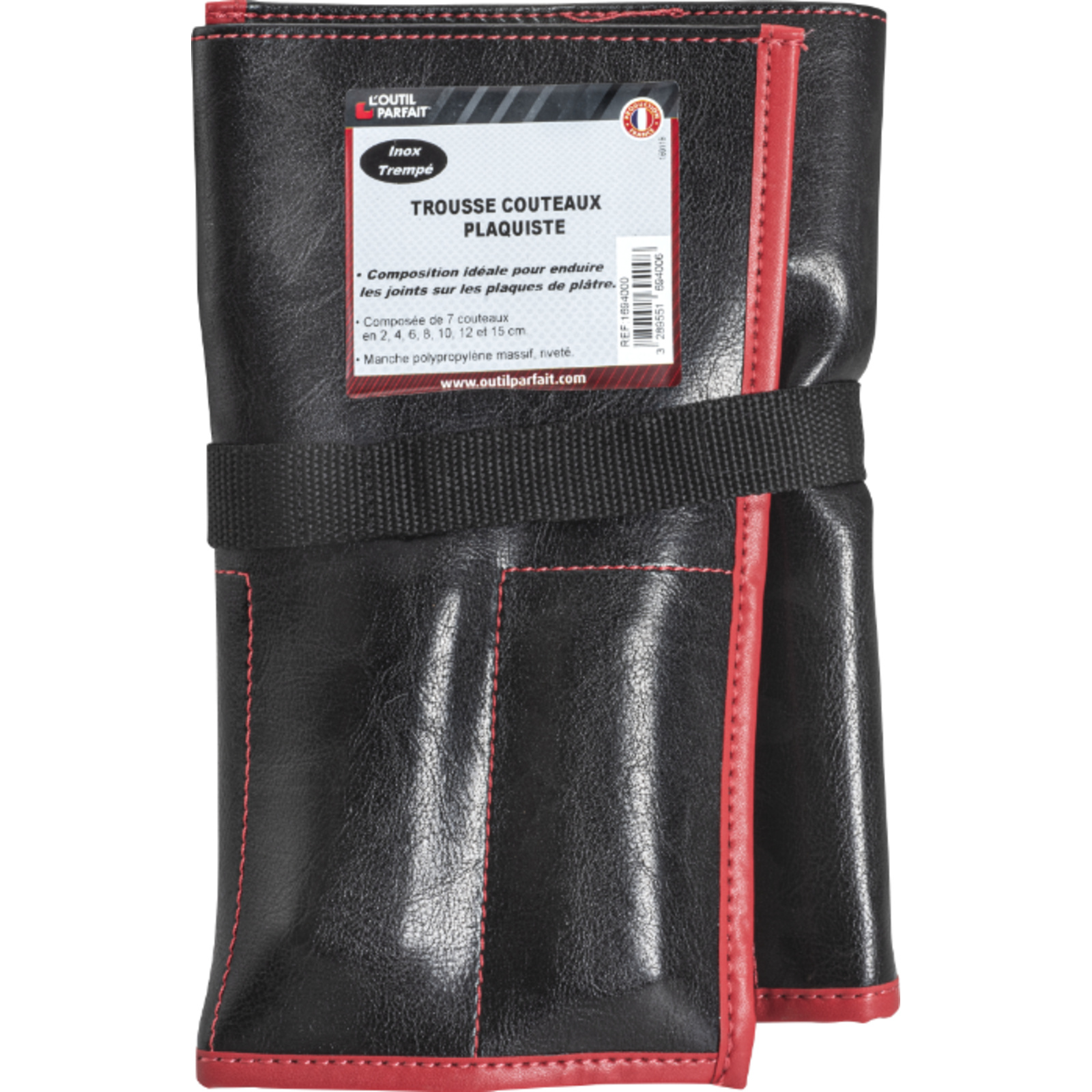 Trousse 7 couteaux Plaquiste Tailles : 2, 4, 6, 8, 10, 12 et 15 cm L'OUTIL PARFAIT - 1694000