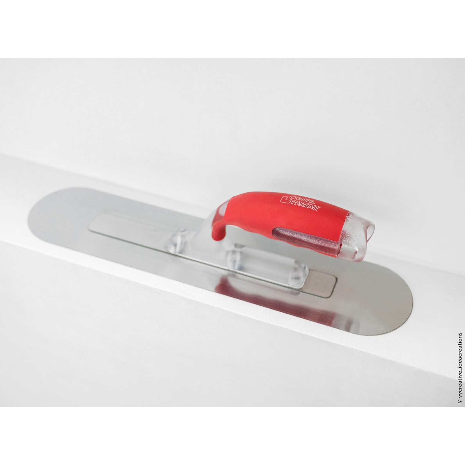 Platoir lissage Inox rond 36 x 8 cm L'OUTIL PARFAIT - 1724036
