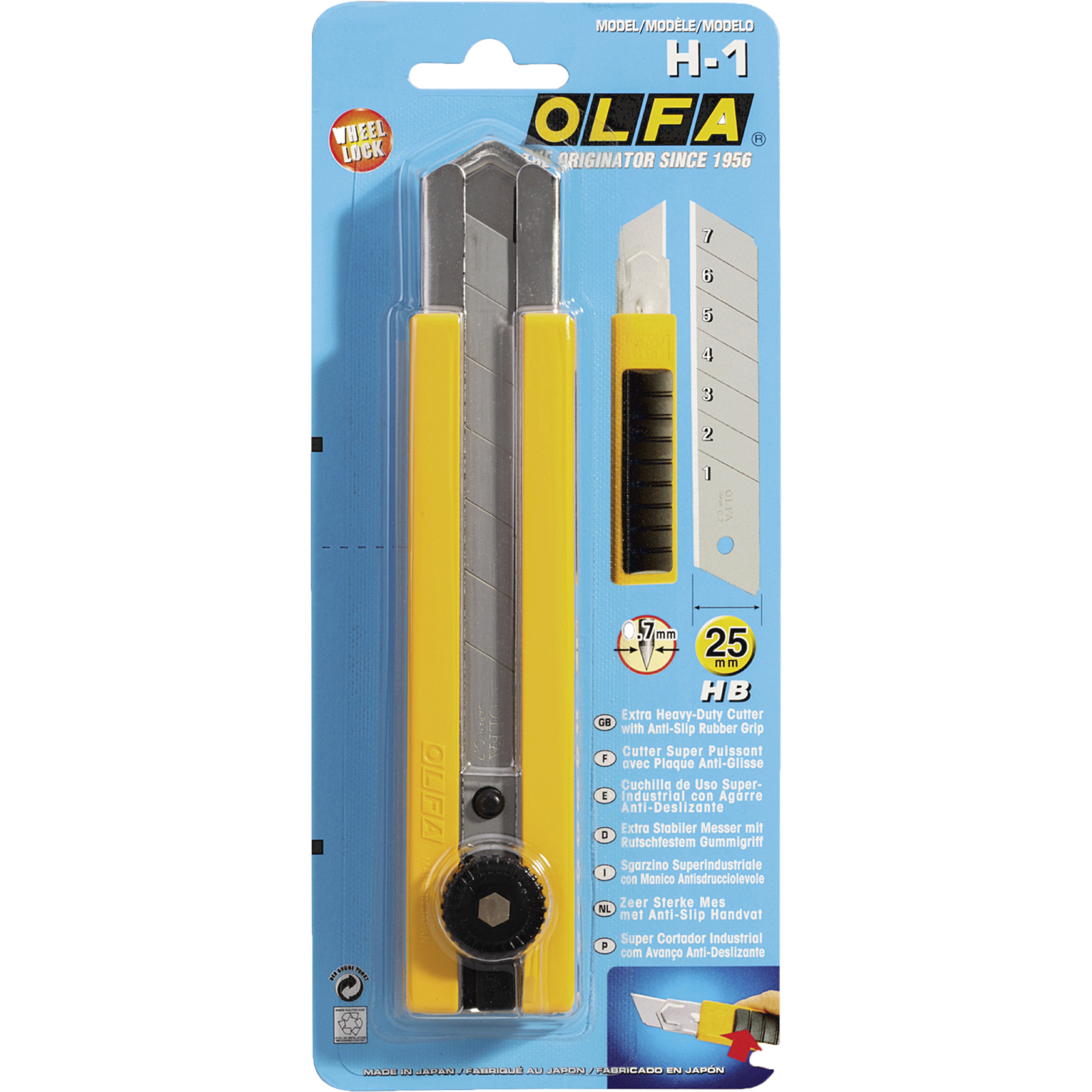 Cutter 25 mm Olfa H1 L'OUTIL PARFAIT - 1807000