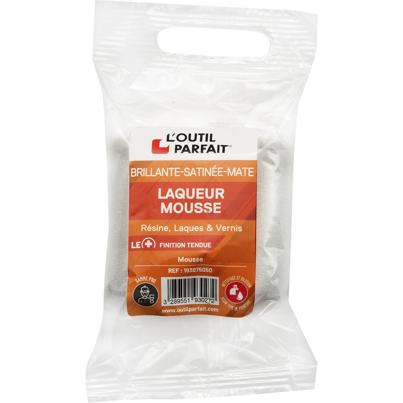 Manchons 50mm laqueur mousse Lot de 2 L'OUTIL PARFAIT - 193875050