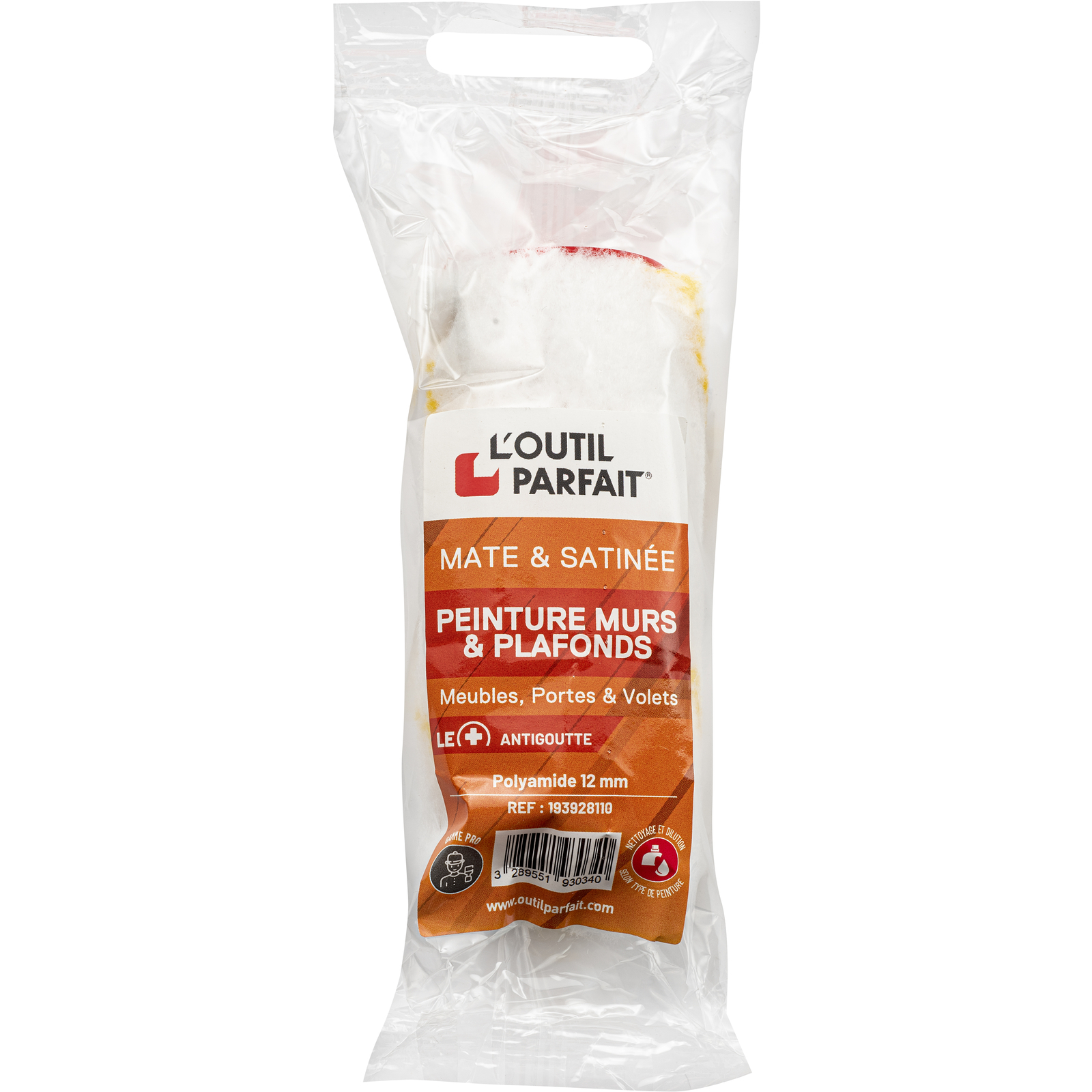 Manchon pour murs et plafonds Ø30 Taille 110 mm Polyamide 12 mm Sachet de 1 L'OUTIL PARFAIT - 193928110