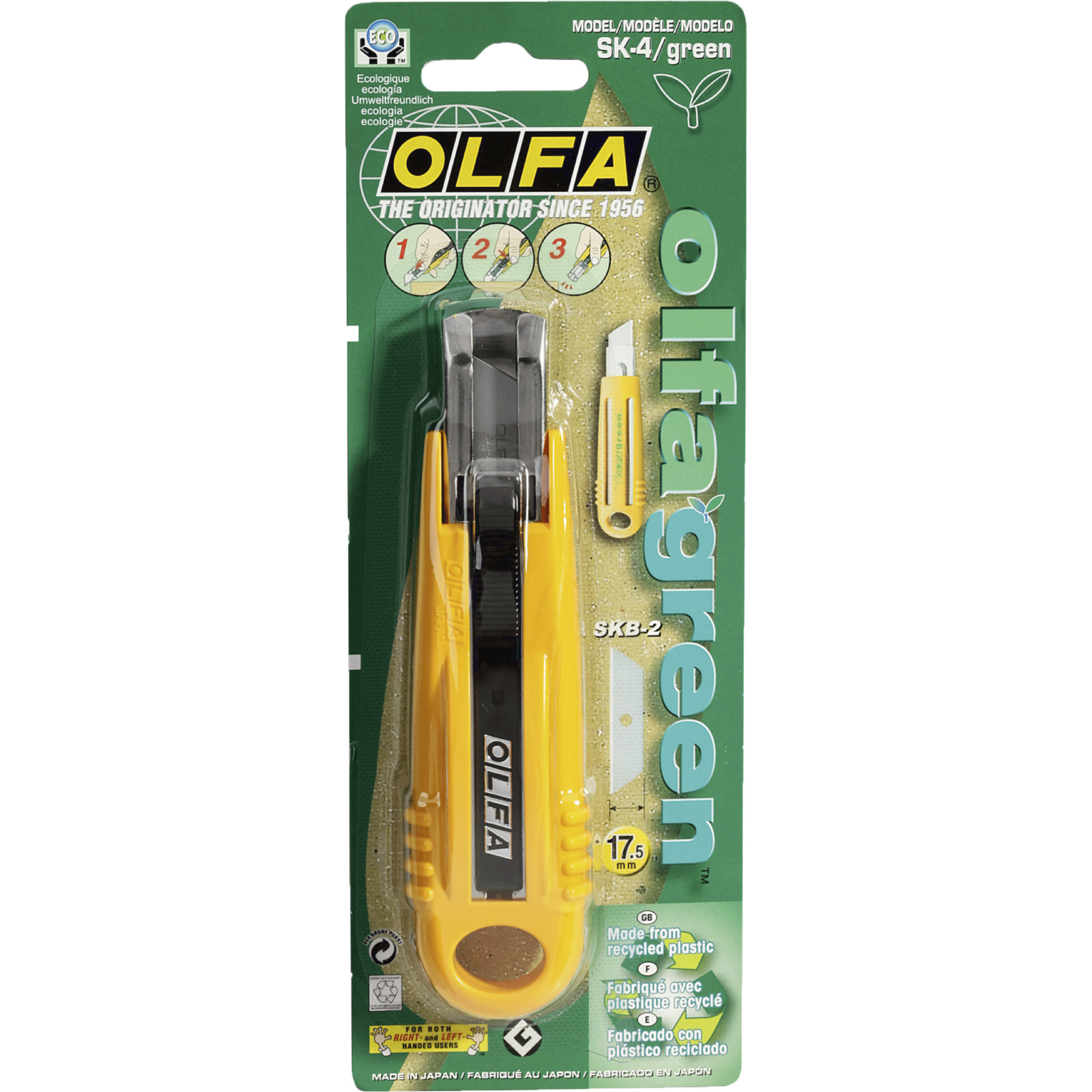 Couteau de Sécurité Olfa SK4 Lame trapézoïdale 17.5 mm réversible L'OUTIL PARFAIT - 200000