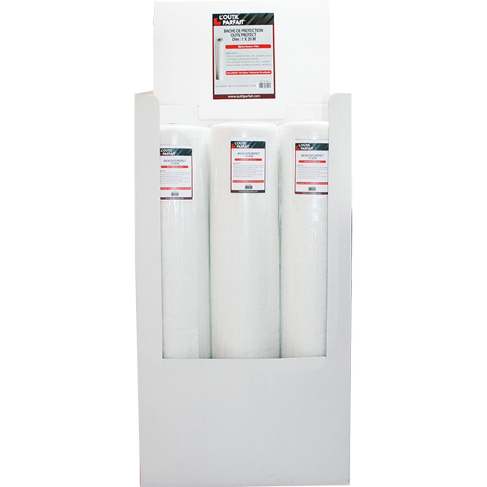 PROTECT'Feutre blanc Surface 20 m² dimensions 1 x 20 m L'OUTIL PARFAIT - 2030000
