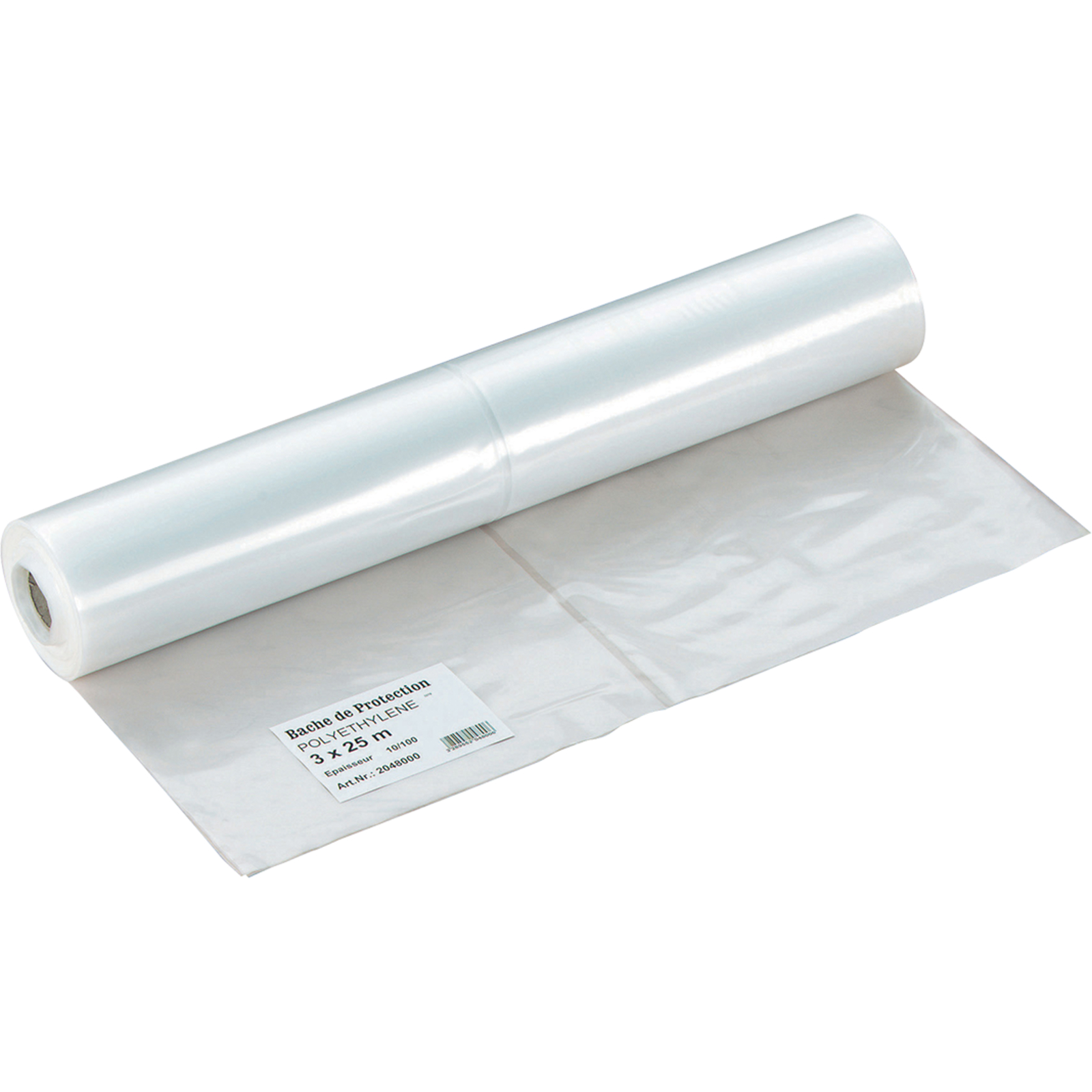 Bâche de protection Qualité Pro 95 µm dimensions 3 x 25 m Surface 75 m² L'OUTIL PARFAIT - 2048000