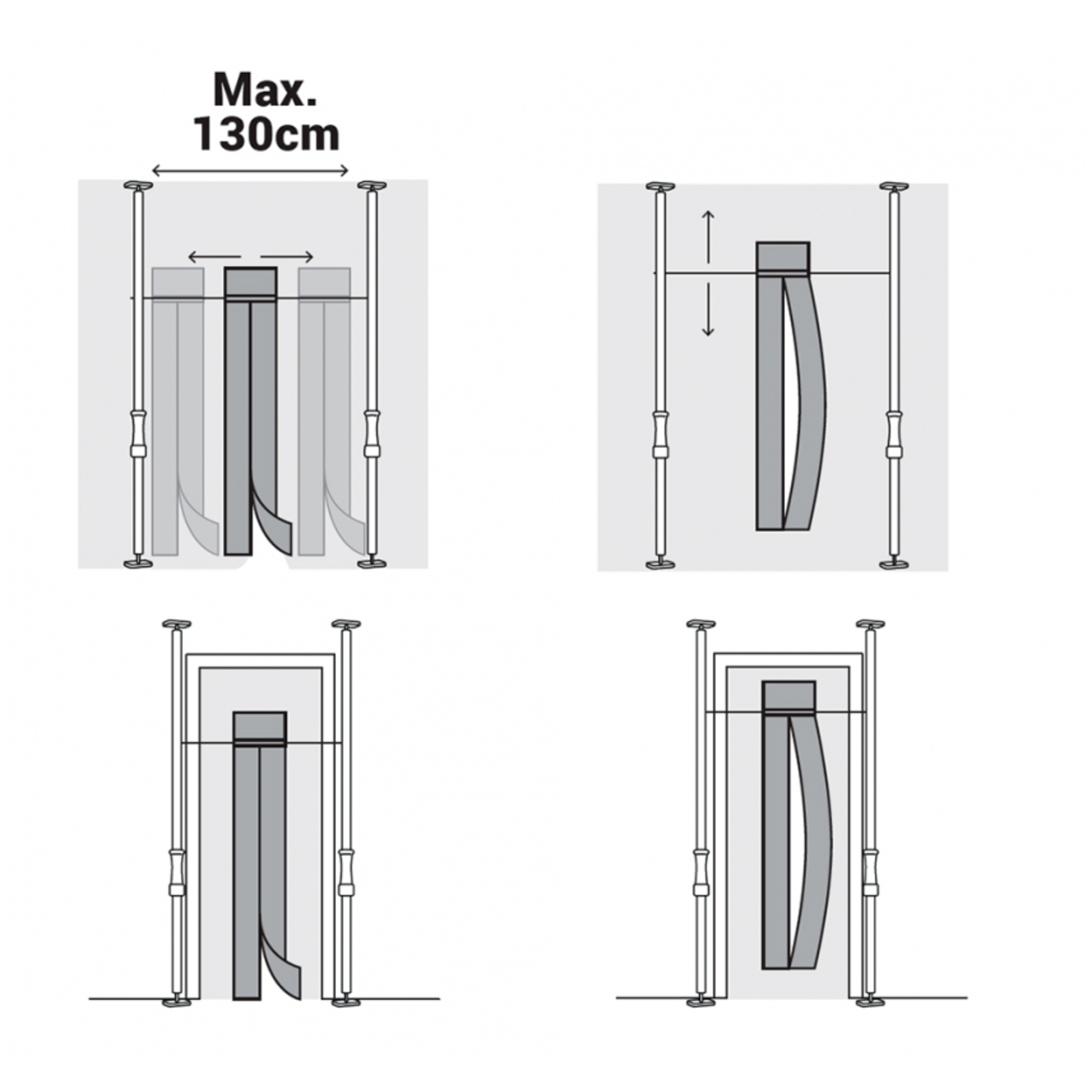 Kit Porte Magnétique Anti-poussière L'OUTIL PARFAIT - 2365000