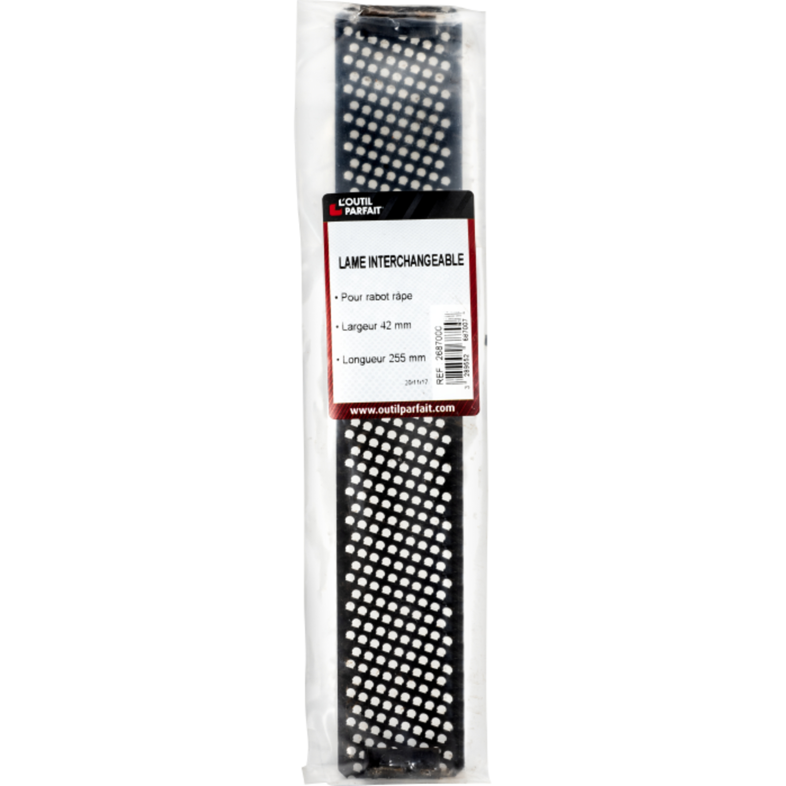 Râpe métallique pour rabot dimensions 42 x 250 mm L'OUTIL PARFAIT - 2687000