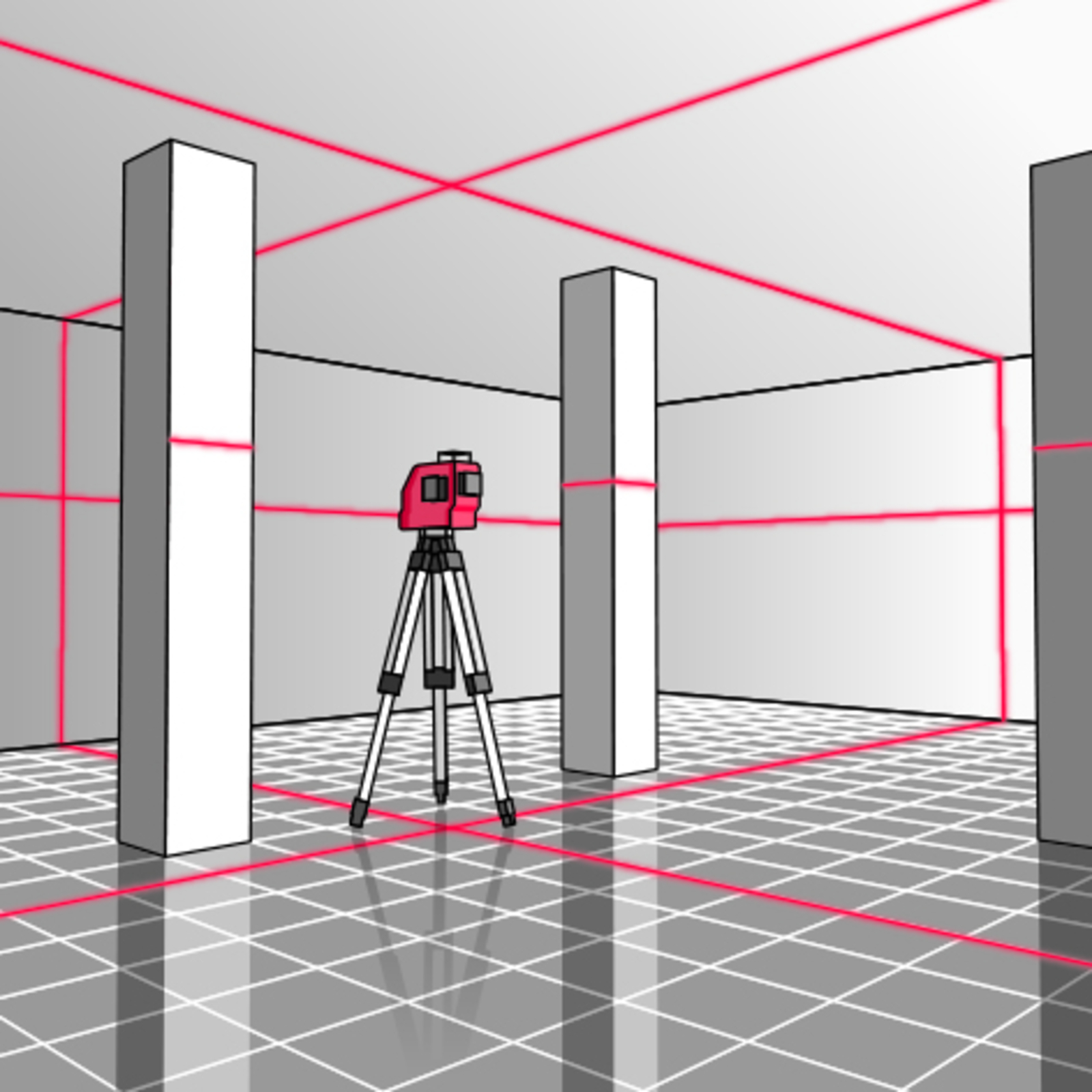 Multilaser 3D Précision du nivellement ± 2mm/10m L'OUTIL PARFAIT - 2810000