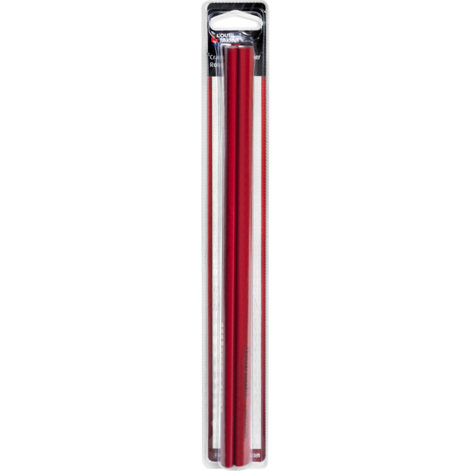 Crayon de Menuisier Taille 30 cm Lot de 2 Crayons LYRA Rouge L'OUTIL PARFAIT - 3120000
