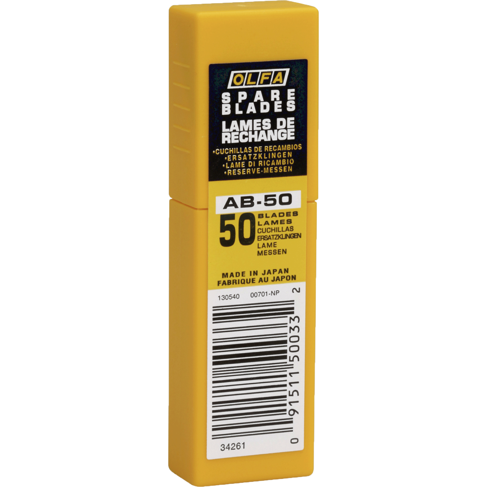 Lame Olfa AB-50 Cutter 9 mm Etui 50 lames L'OUTIL PARFAIT - 4155000