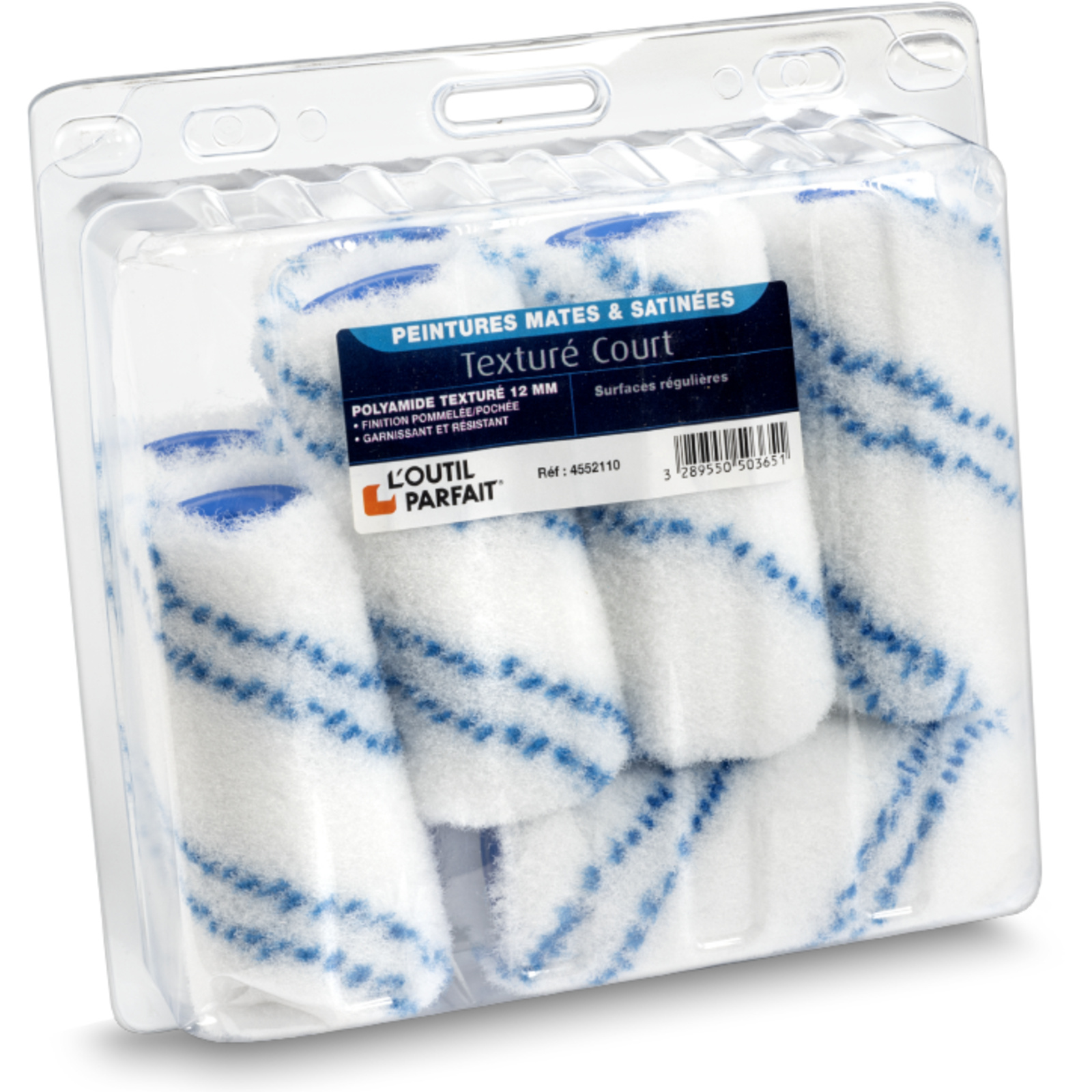 Manchon Texturé Court Ø30 Polyamide texturé 12 mm Taille 110 mm Boîte de 10 L'OUTIL PARFAIT - 4552110