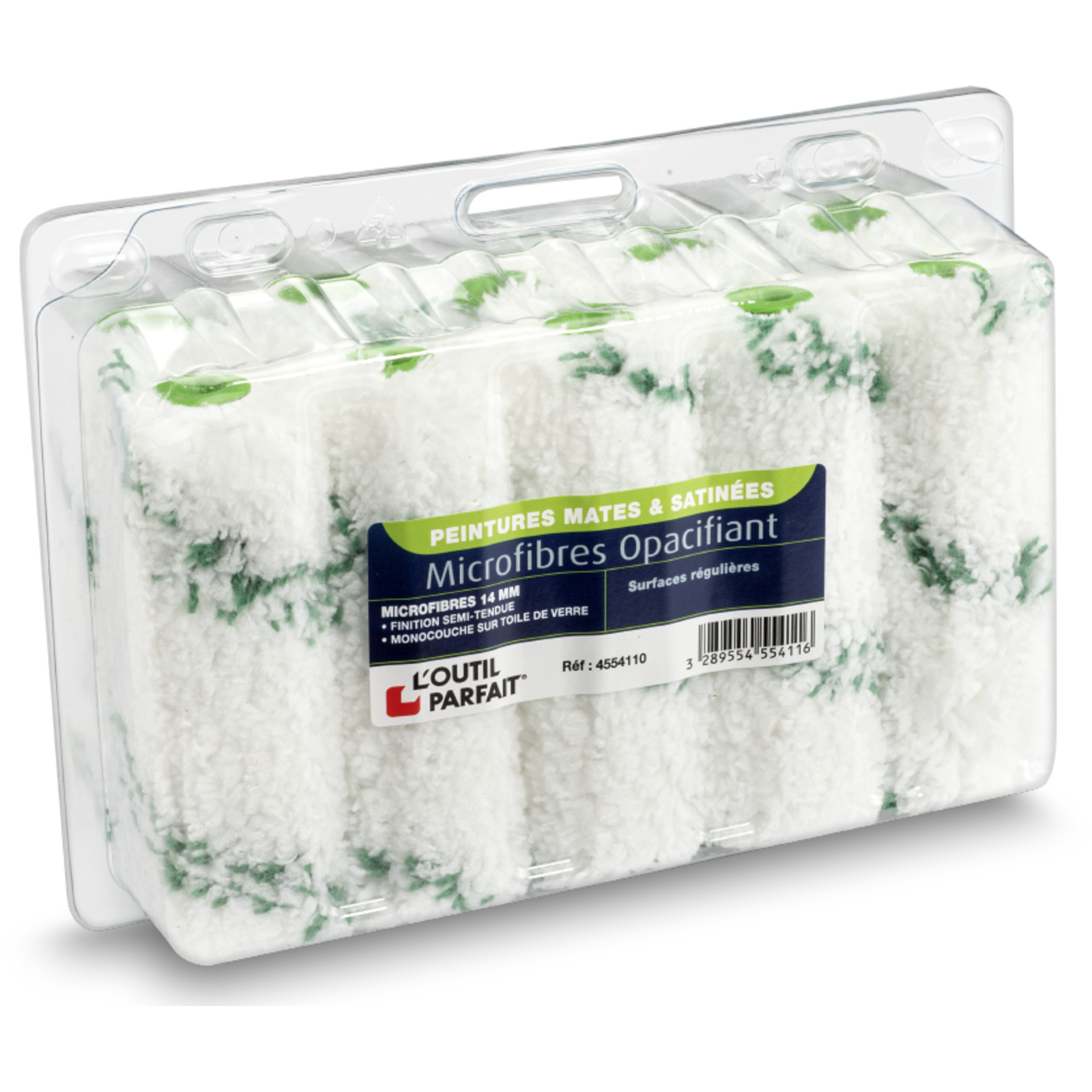 Manchon Opacifiant MicroLiss'14 Microfibres 14 mm Taille 110 mm Boîte de 10 L'OUTIL PARFAIT - 4554110