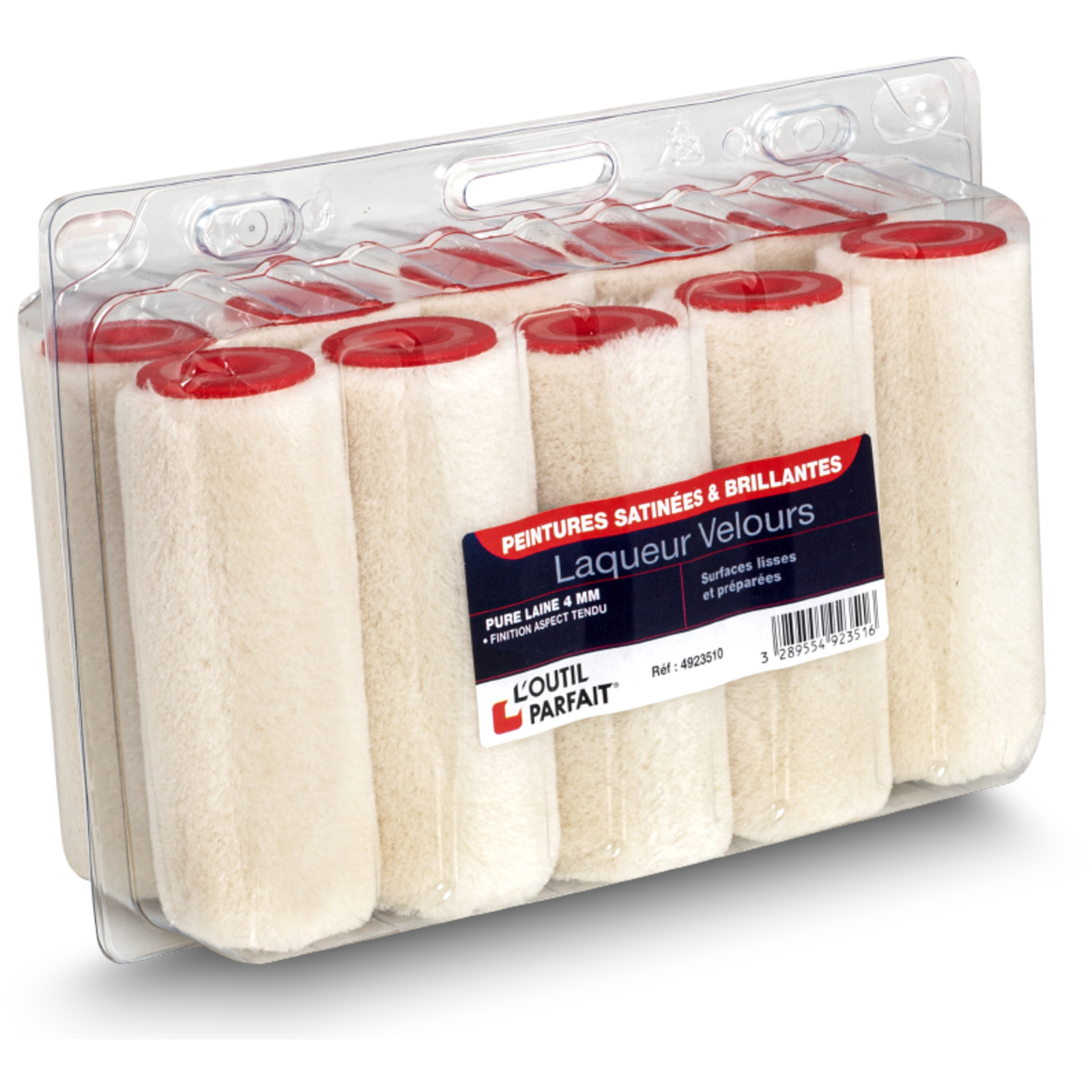 Manchon laqueur velours pure laine 4 mm Ø30 Taille 110 mm Boîte de 10 L'OUTIL PARFAIT - 4923510