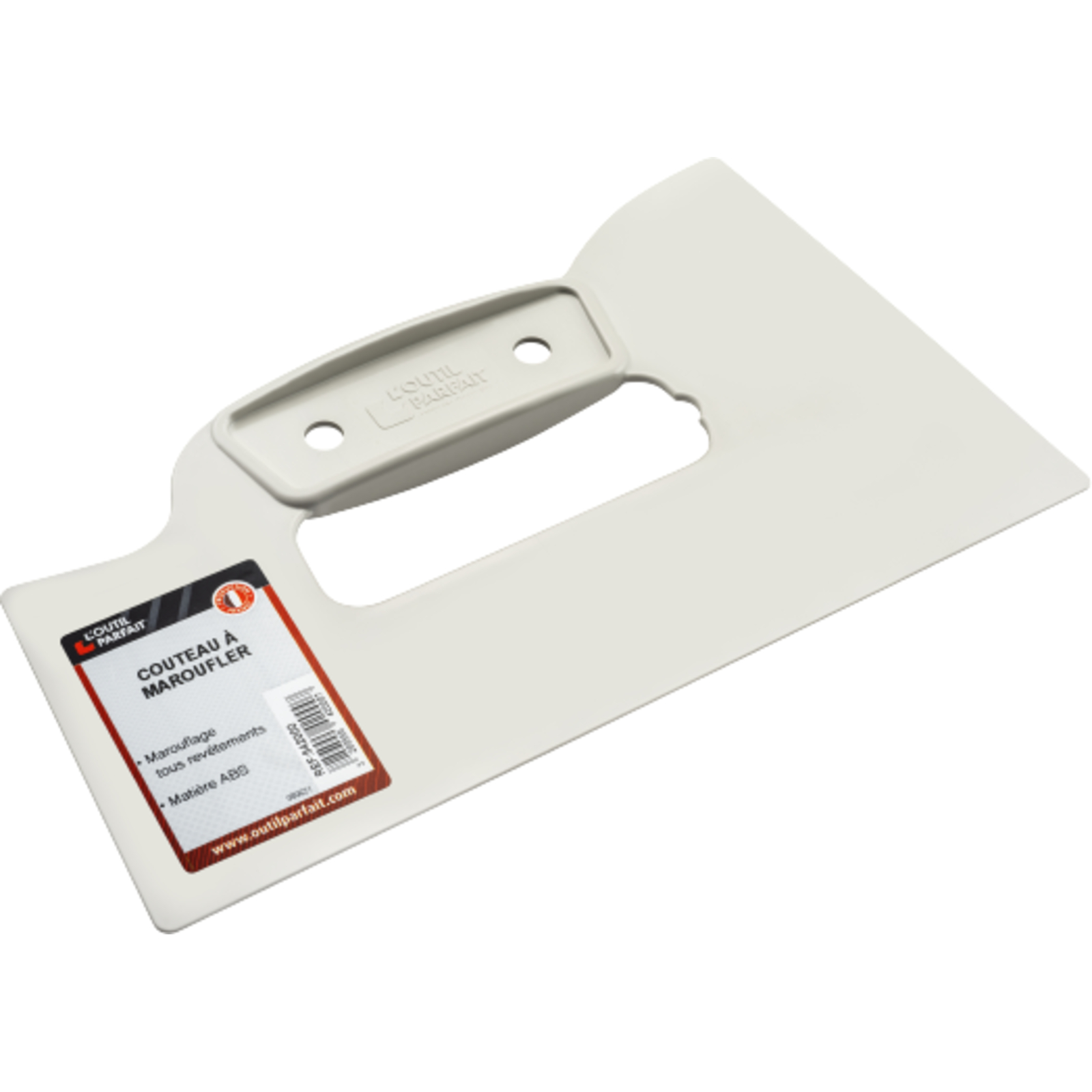 Couteau à maroufler ABS Rigide dimensions 26 x 16 et 11 cm L'OUTIL PARFAIT - 542000