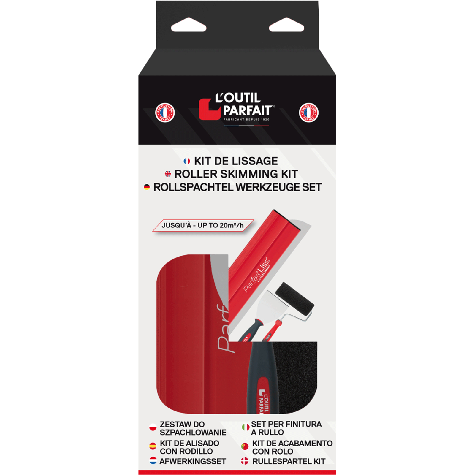 Kit ParfaitLiss' Enduit au rouleau Kit 3 pièces L'OUTIL PARFAIT - 80617