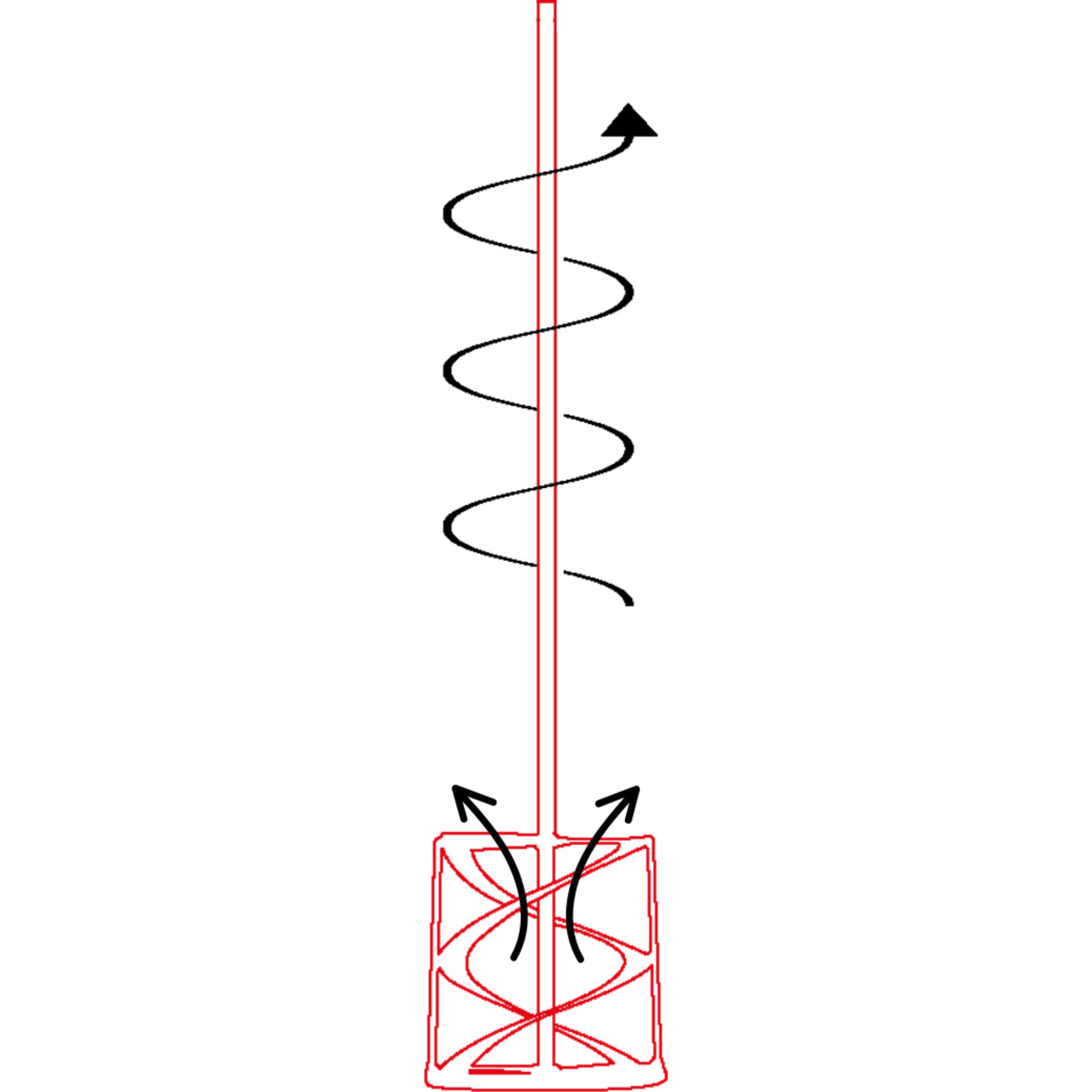 Turbine PX Produits Pateux 500 X 90 mm Tige Ø8mm L'OUTIL PARFAIT - 826090