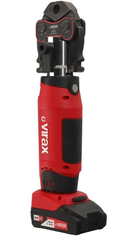 Presse à sertir en ligne L2X avec pince-mère et inserts - VIRAX - 253580