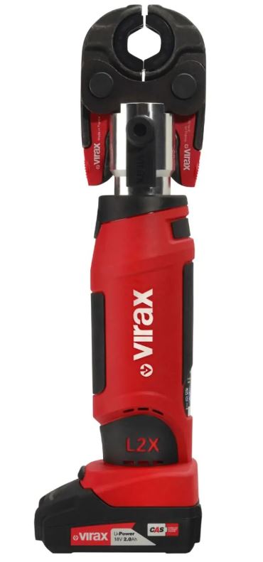 Presse à sertir en ligne L2X avec pince-mère et inserts - VIRAX - 253580