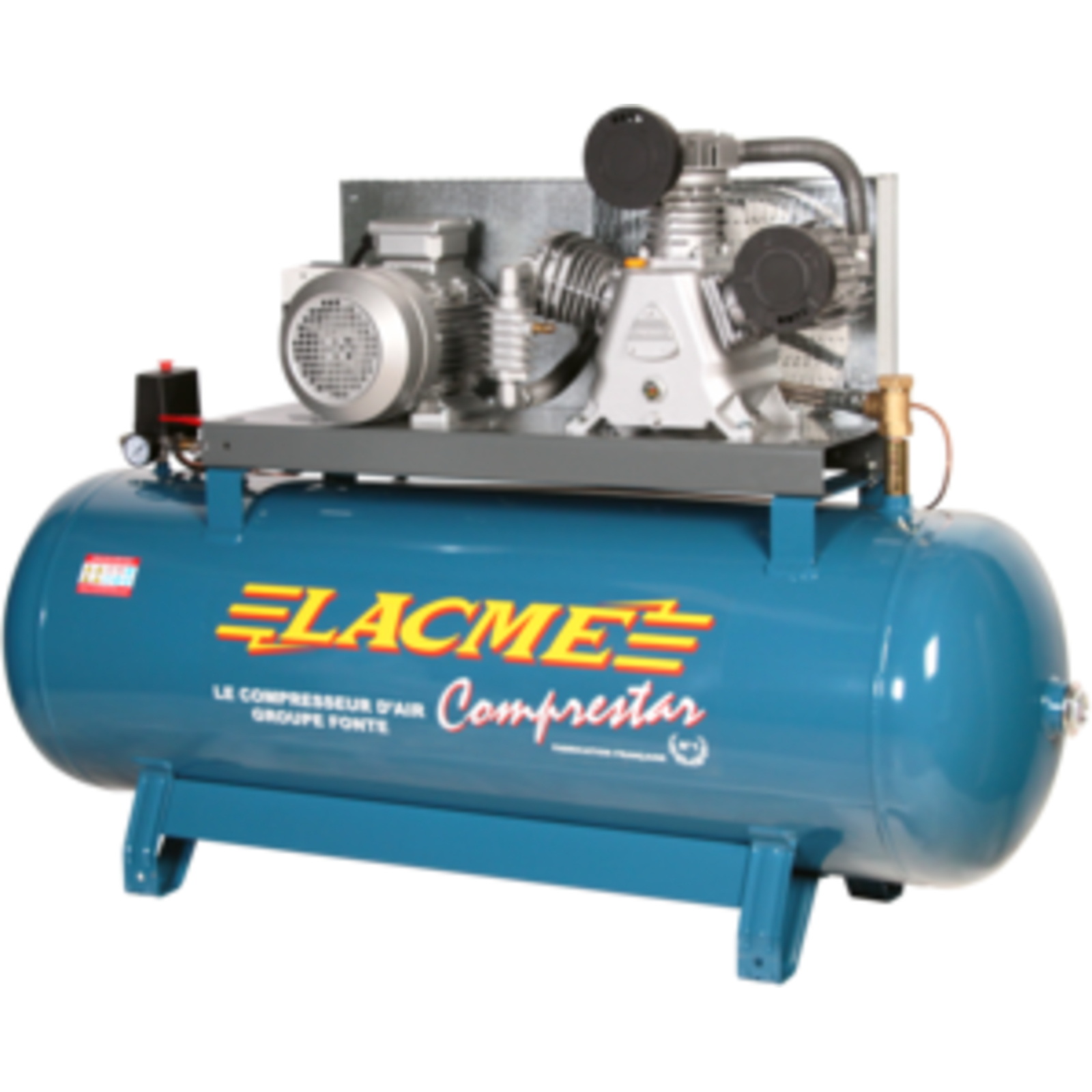 Compresseur fixe Comprestar 3042B - 42 m³/h triphasé - 300 litres - 12 bar LACME - 161600