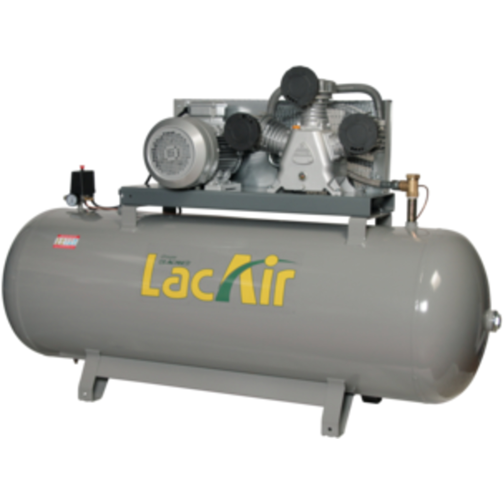 Compresseur fixe Twinair 55/500T 55 m³/h triphasé 500 litres 11 bar LACME - 464600