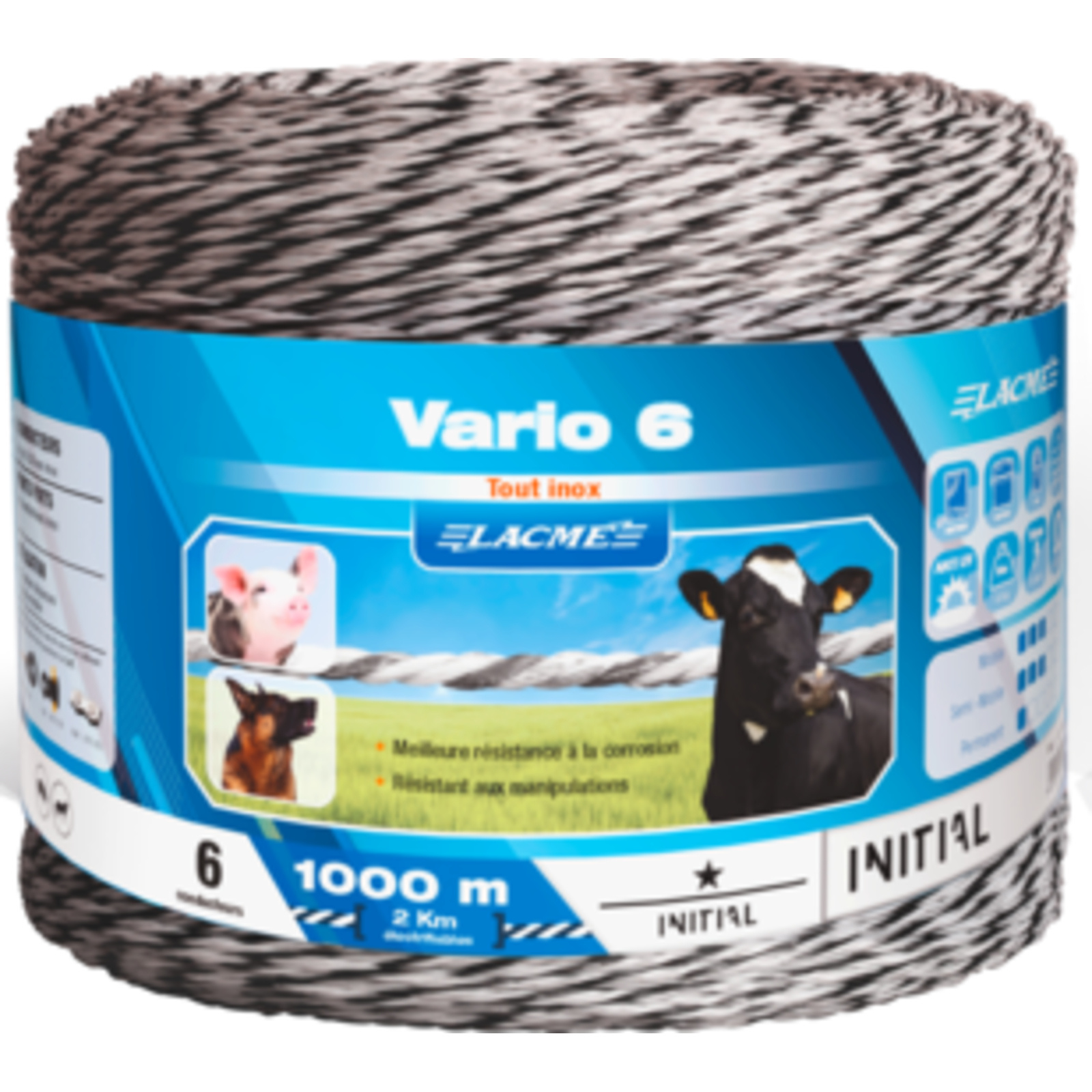 Fil Vario 6x20 6 Conducteurs Bobine 1000 M - LACME - 630950