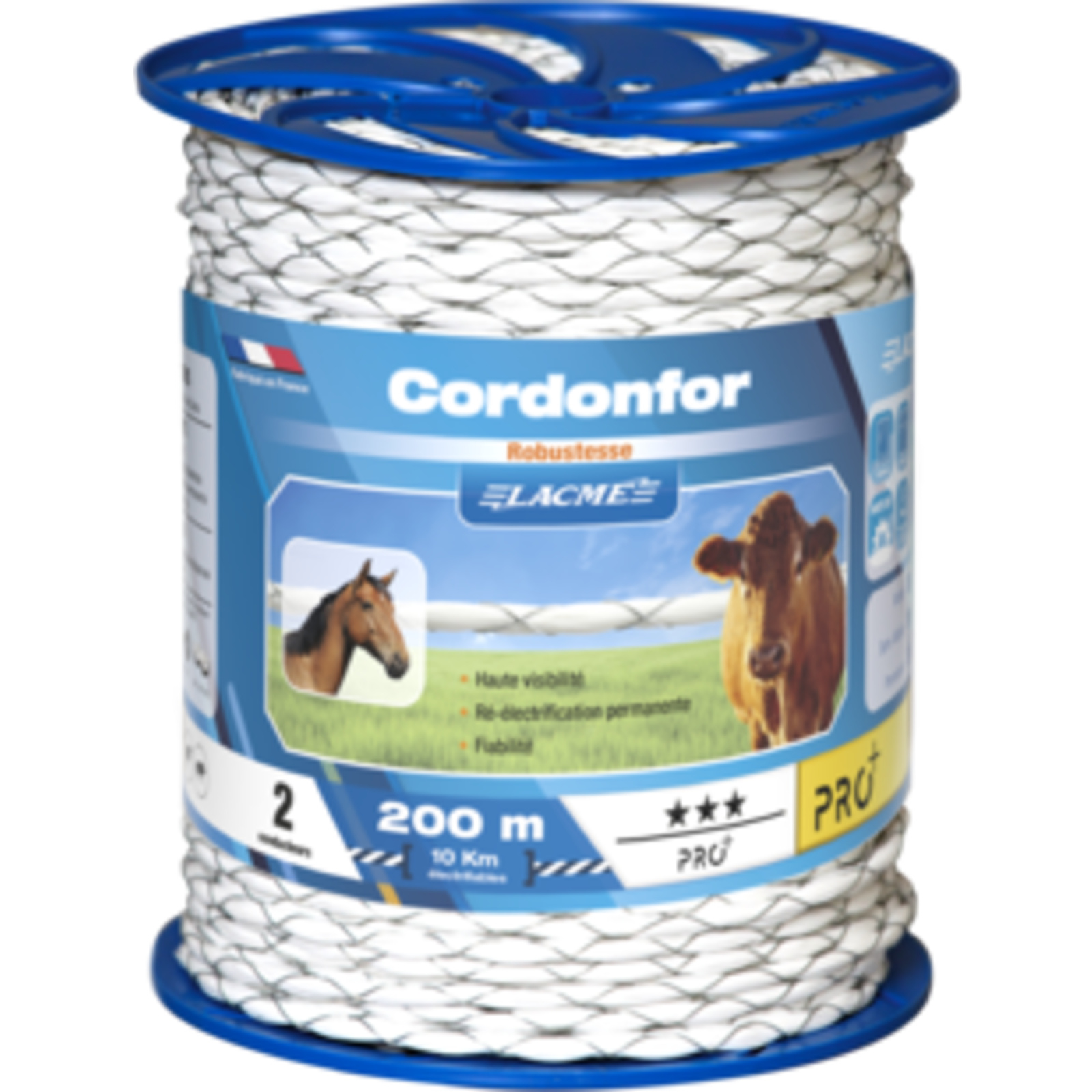 Cordonfor 2 Conducteurs Bobine 200 m - LACME - 638400