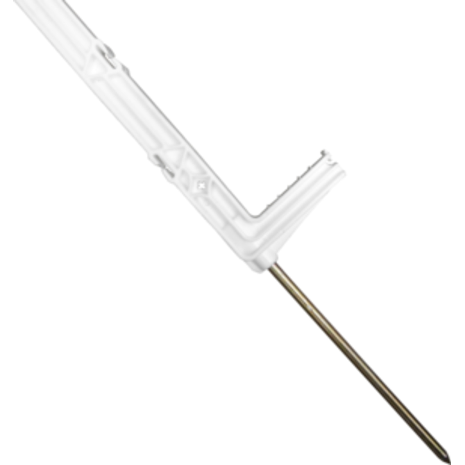 Piquet isopost 140 blanc talon profilé - LACME - 640300