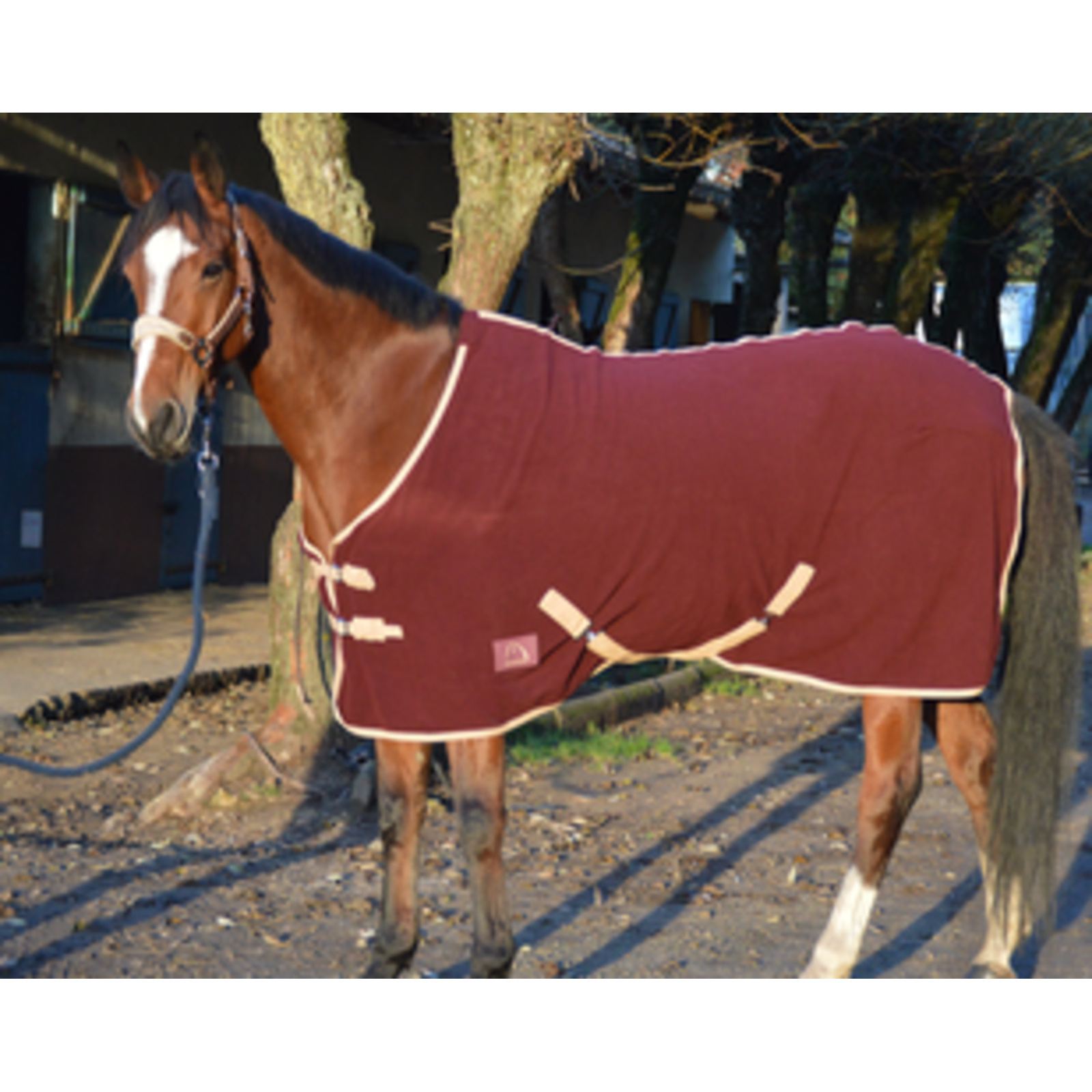 Chemise Polaire 125 Cm Bordeaux En Sac Zippé LACME - 835001