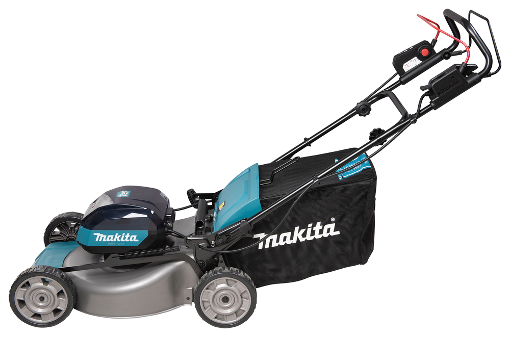 Tondeuse MAKITA 53CM autotractée 40V max XGT avec batteries et lame LM002GT201