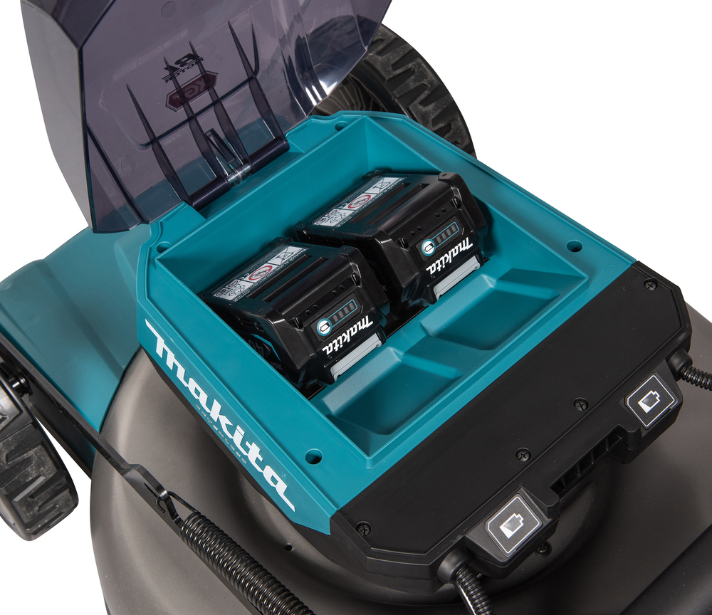 Tondeuse MAKITA 53CM autotractée 40V max XGT avec batteries et lame LM002GT201