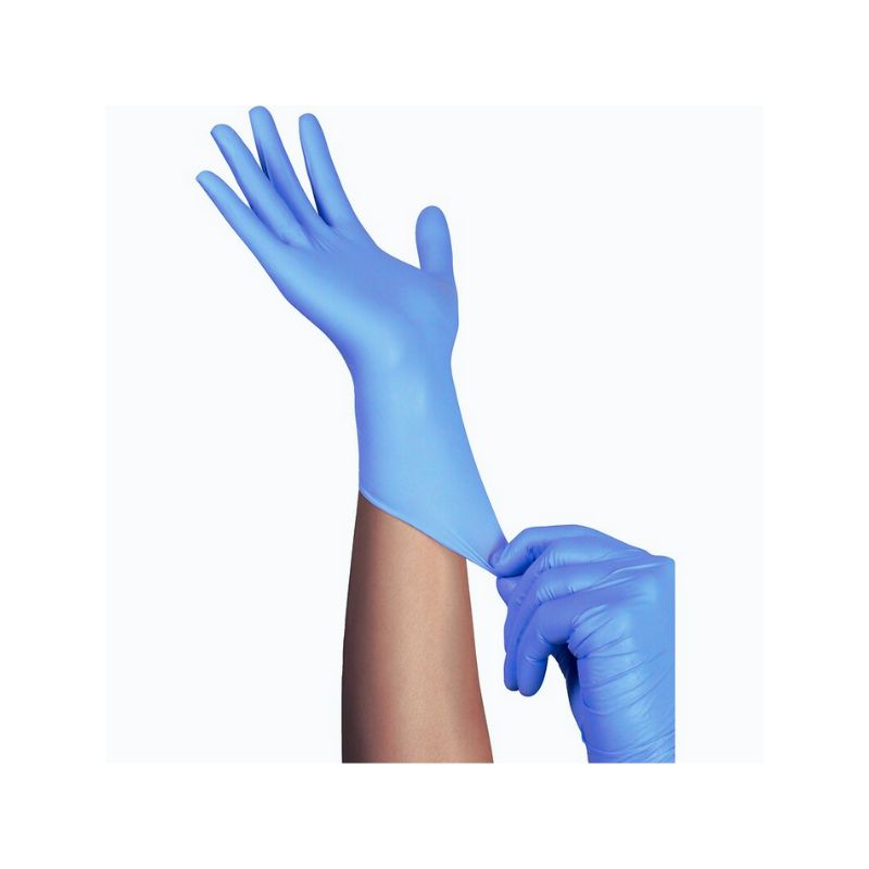 GANT JETABLE NITRILE BLEU BTE DE 100 TL - 8300