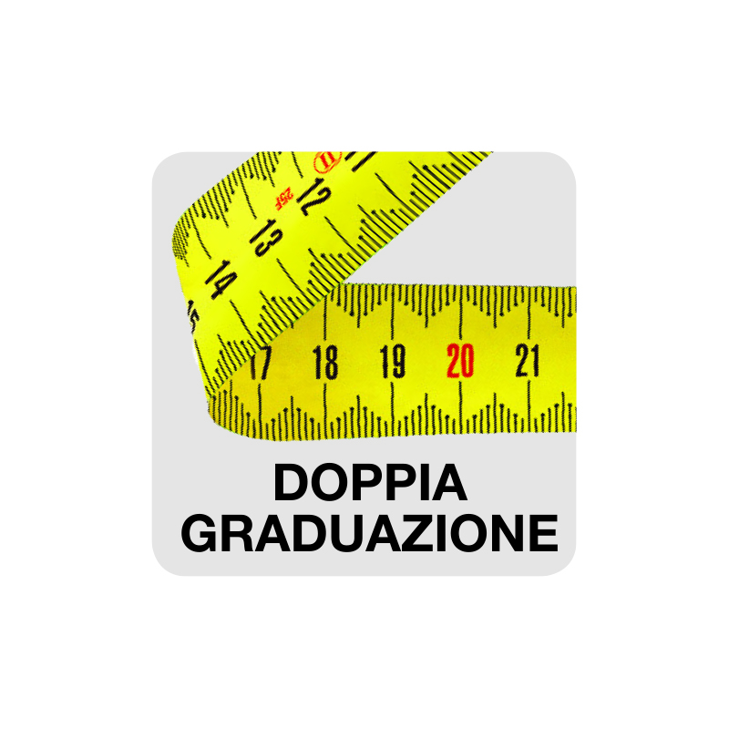 METRE RUBAN NEW GRADUATION METRICA - 08665