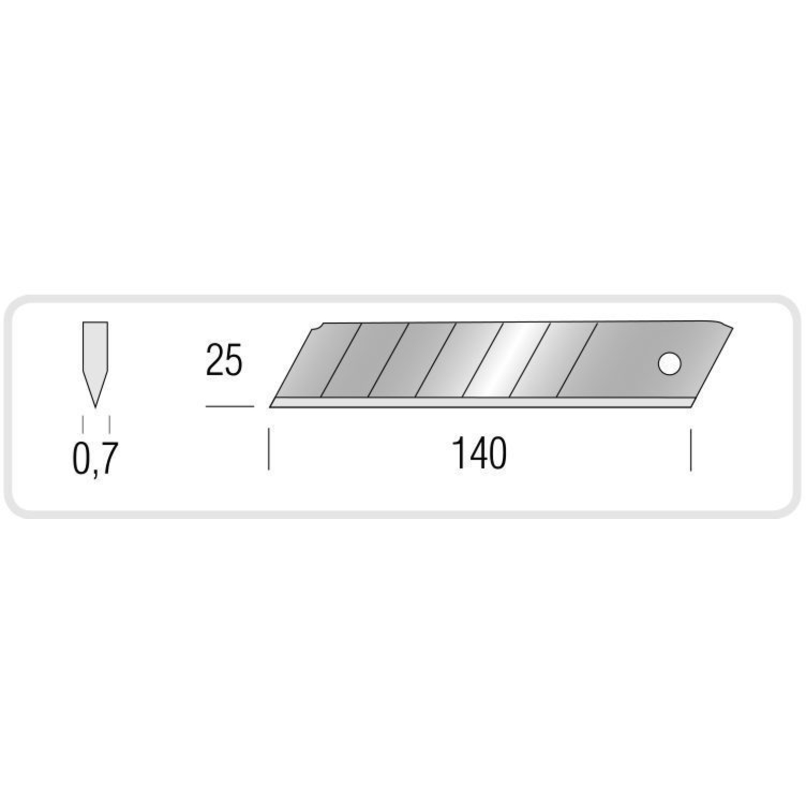Metrica Rubber Touch 25 METRICA - 09045