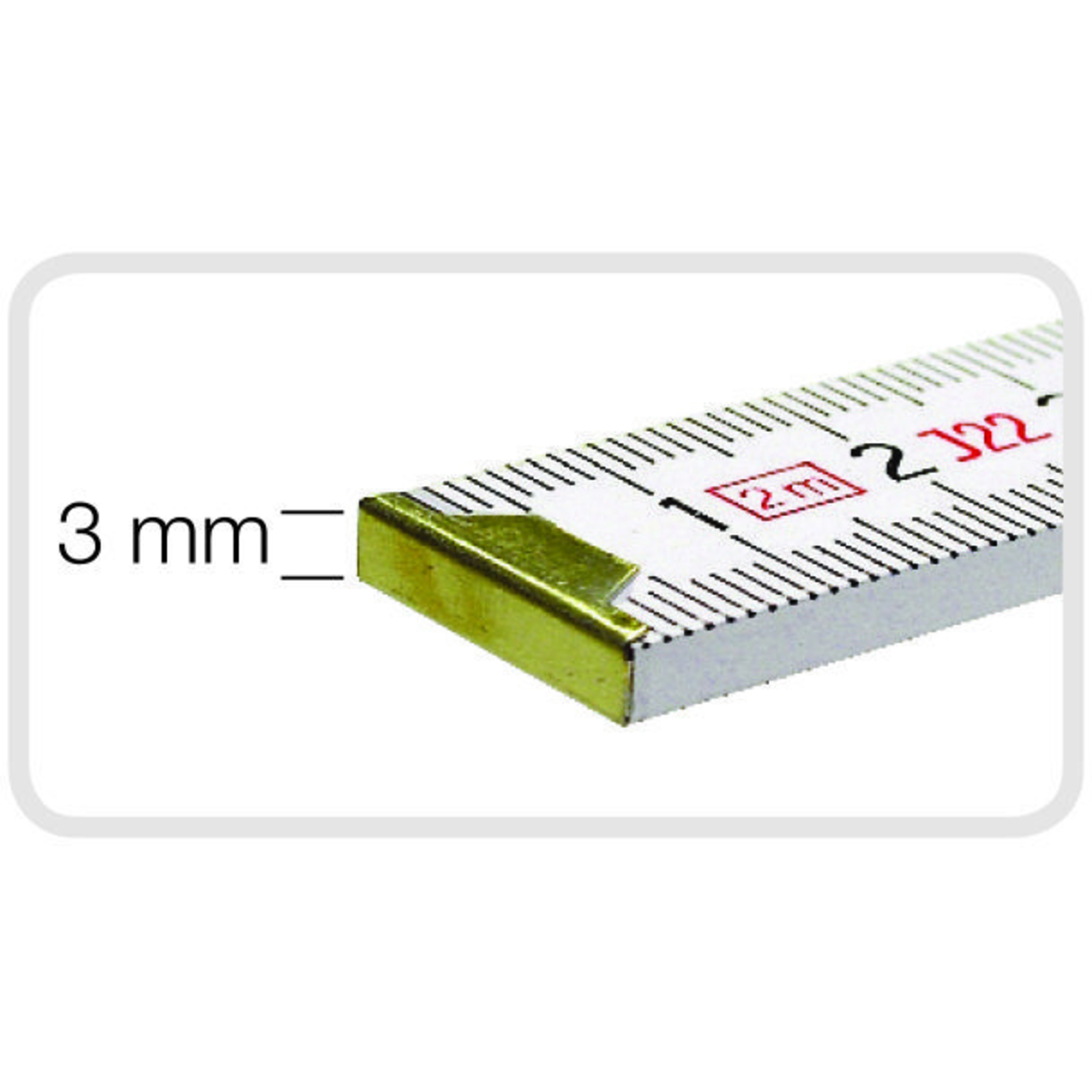 2 Mètres – En Bois METRICA - 23162