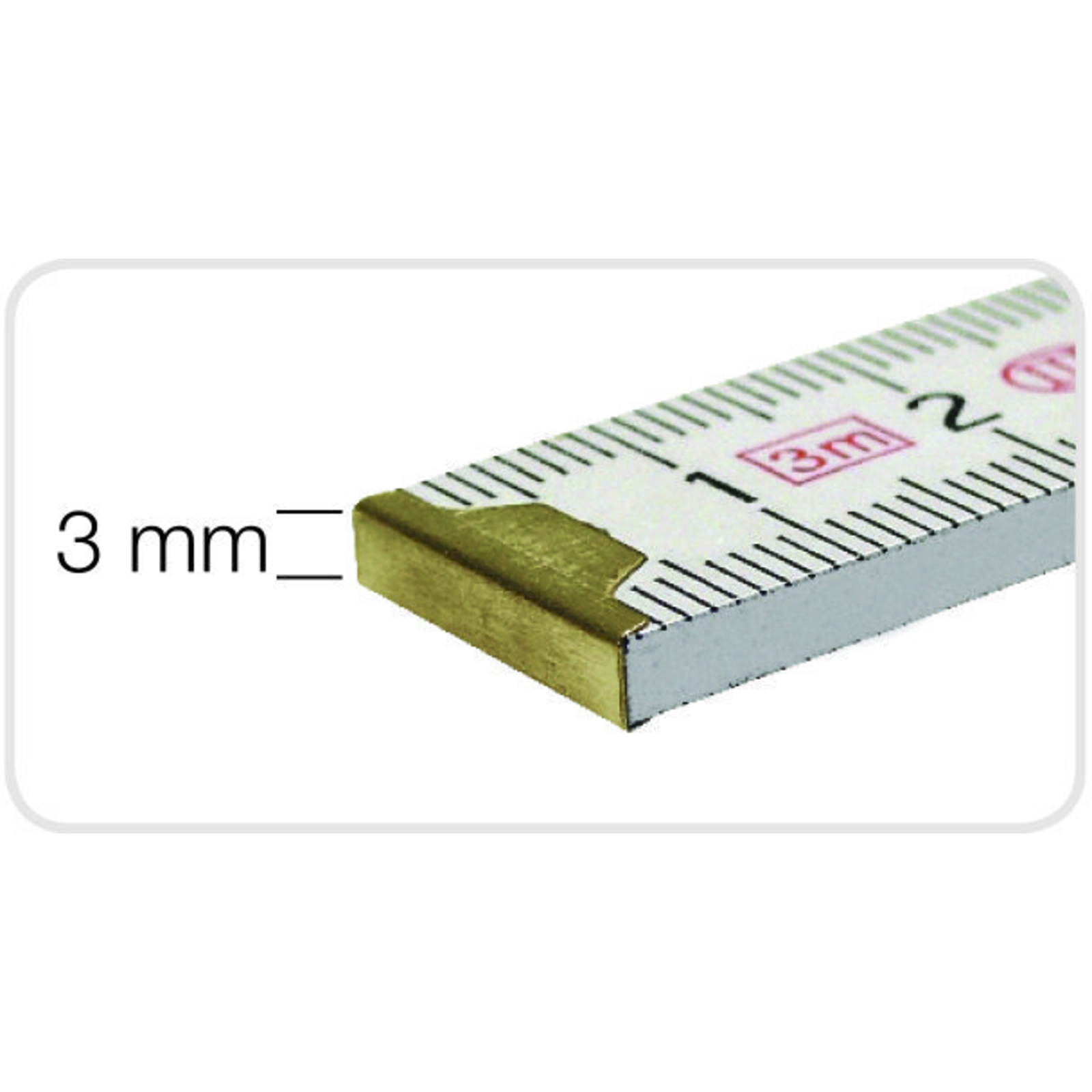 3 Mètres – Modèle Semi-géant – Épaisseur 3 Mm – Ressorts Incorpores METRICA - 23169