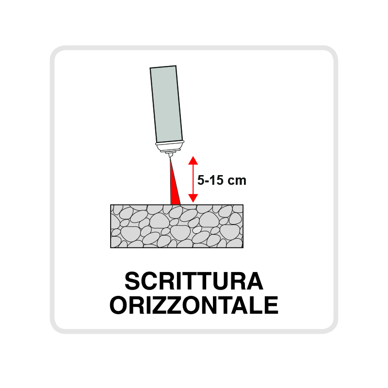 Marqueur spray follow me blanc METRICA - 50185