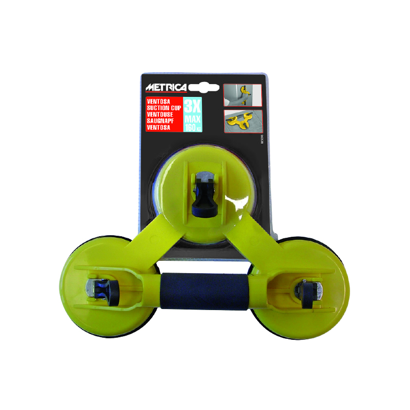 3 VENTOUSES AVEC POIGNEE ANTI-DERAP. METRICA - 50545