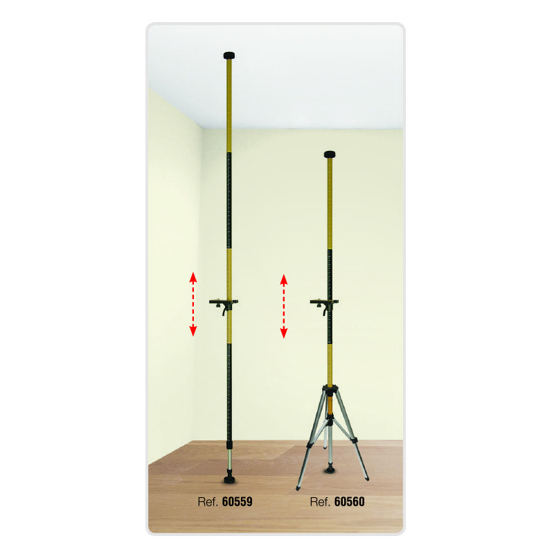 Tige télescopique avec trépied 3,6 m - METRICA - 60560