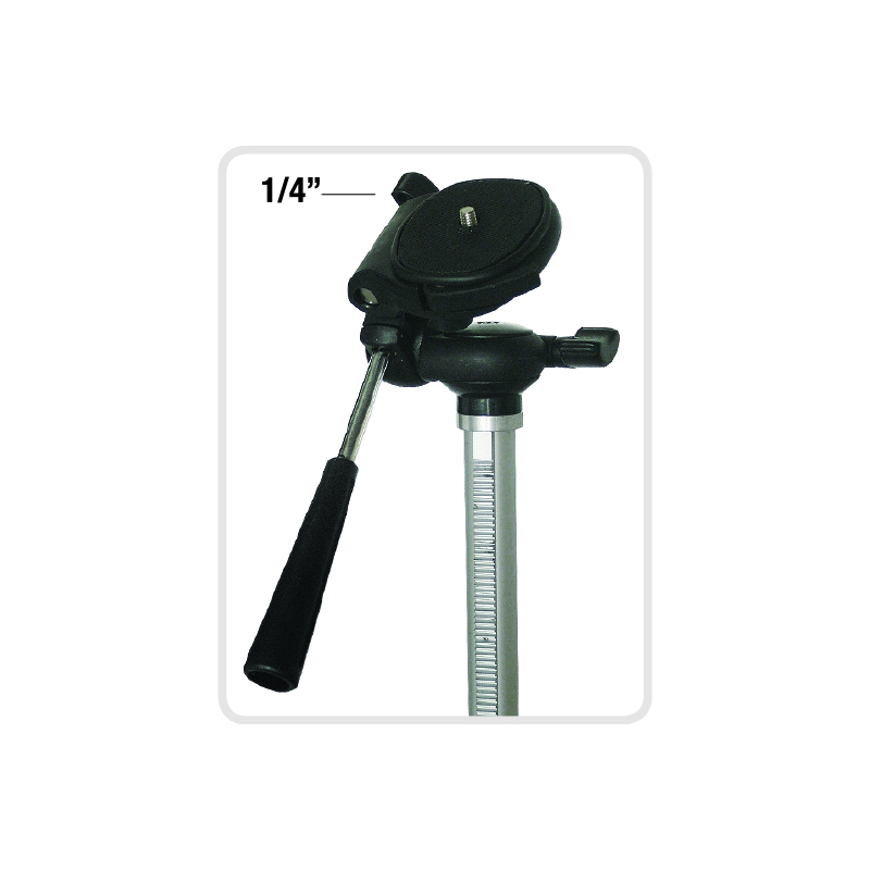 Trepied leger avec adaptateur 1/4” METRICA - 60590