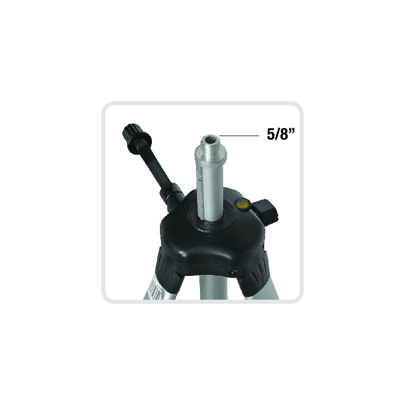 Trepied leger avec adaptateur 1/4” METRICA - 60590