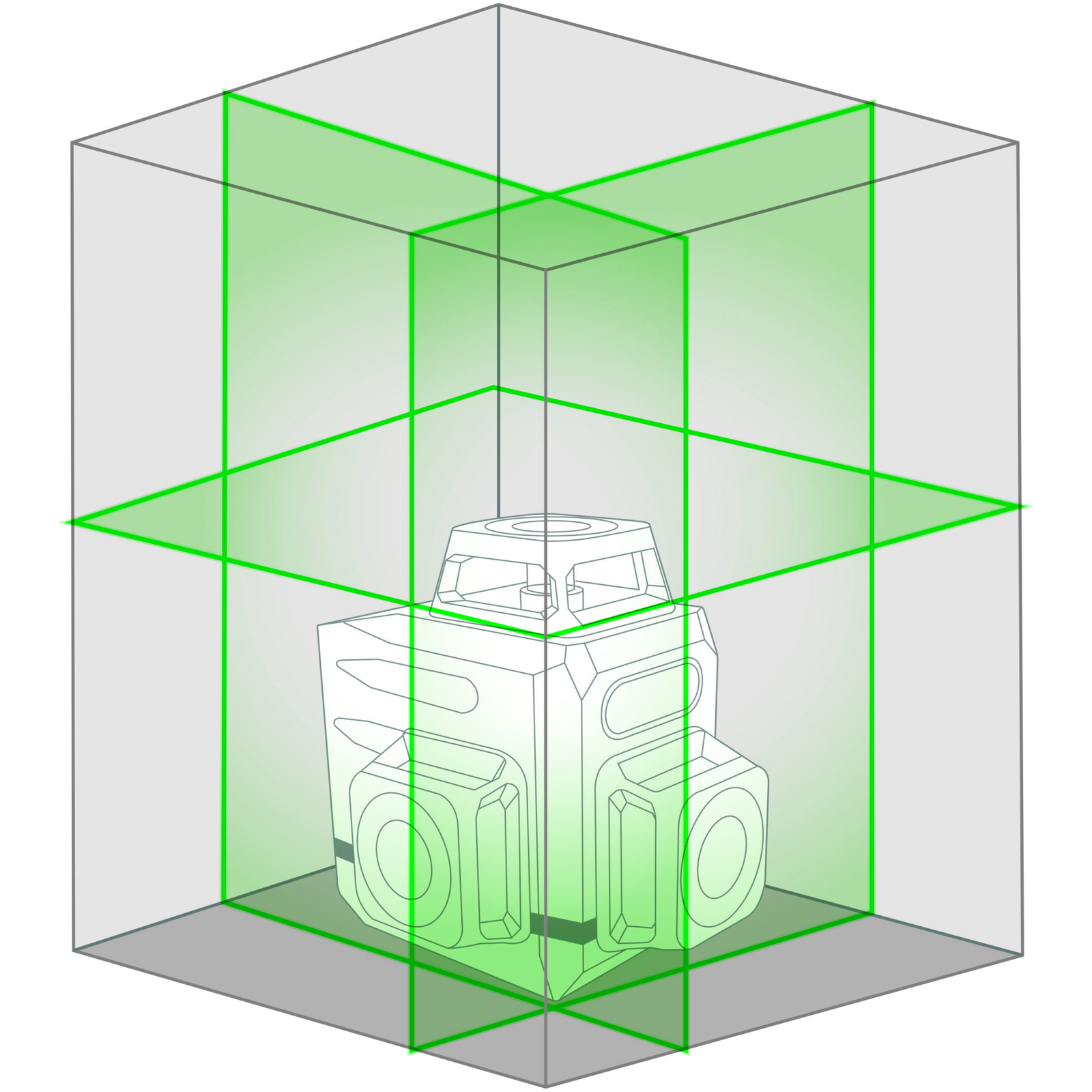 3D Green mini size METRICA - 60845