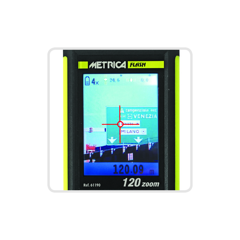 Télémètre laser 120 m Metrica Flash 120 Zoom avec caméra intégrée METRICA - 61190