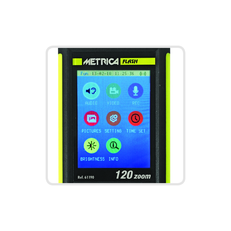 Télémètre laser 120 m Metrica Flash 120 Zoom avec caméra intégrée METRICA - 61190