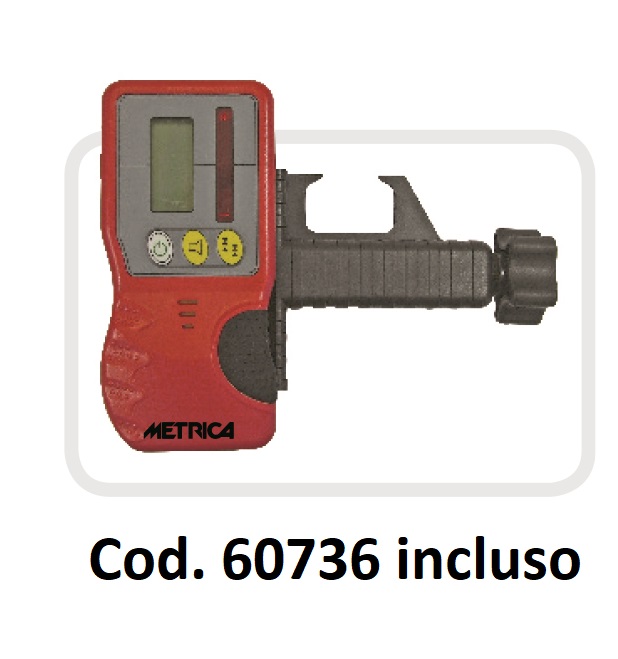 Bravo laser rotativo hv rouge METRICA - 61355