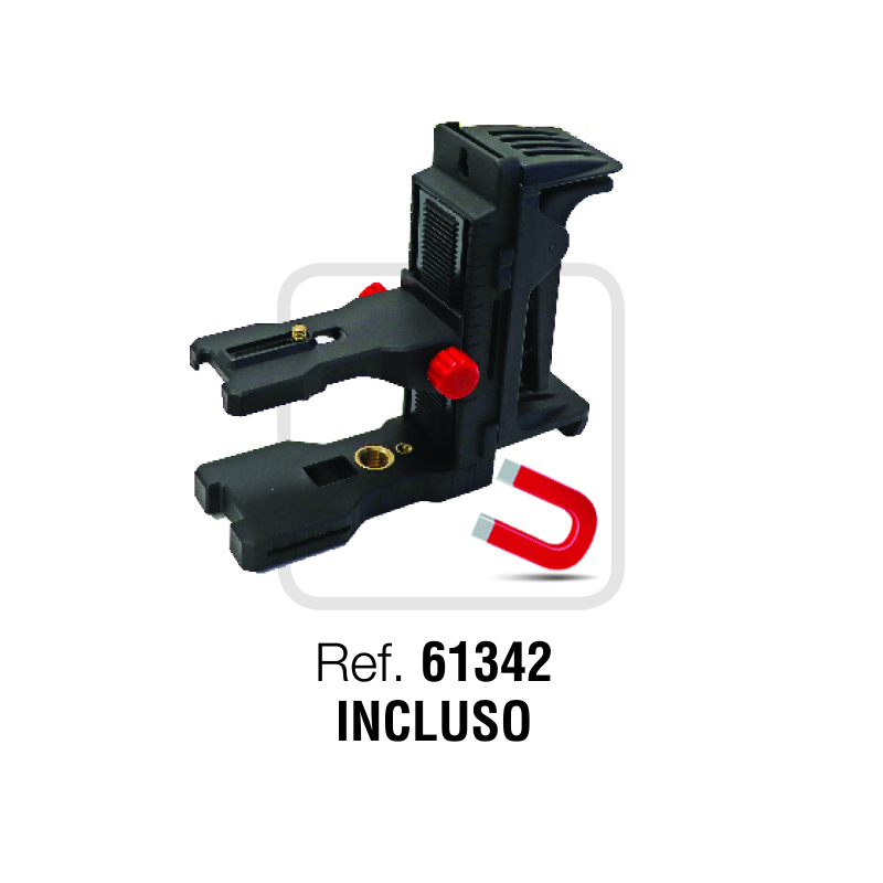 Laser croix & 5 points rouge METRICA - 61360